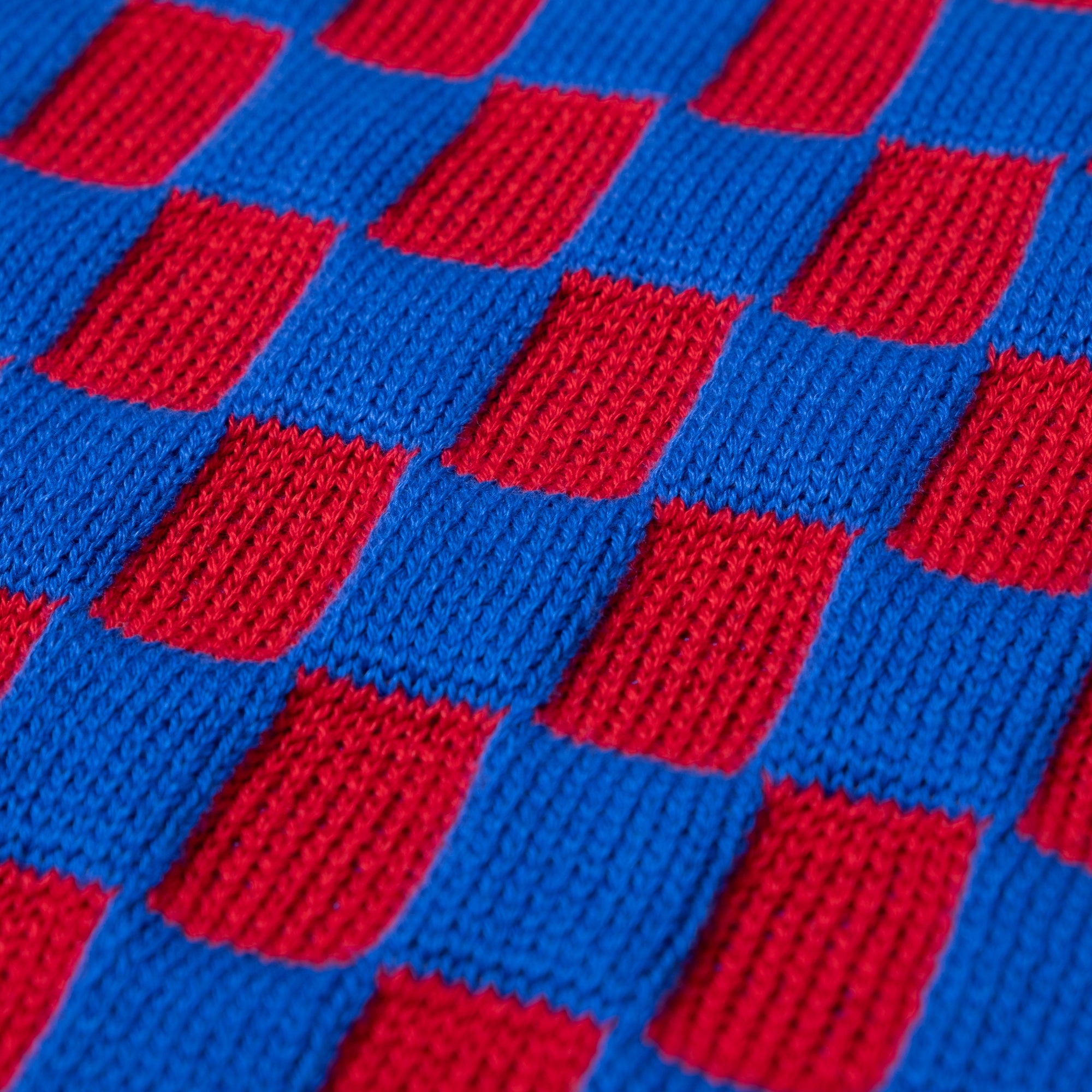 Cav Empt Rectangular Block Knit Sweater - Blue