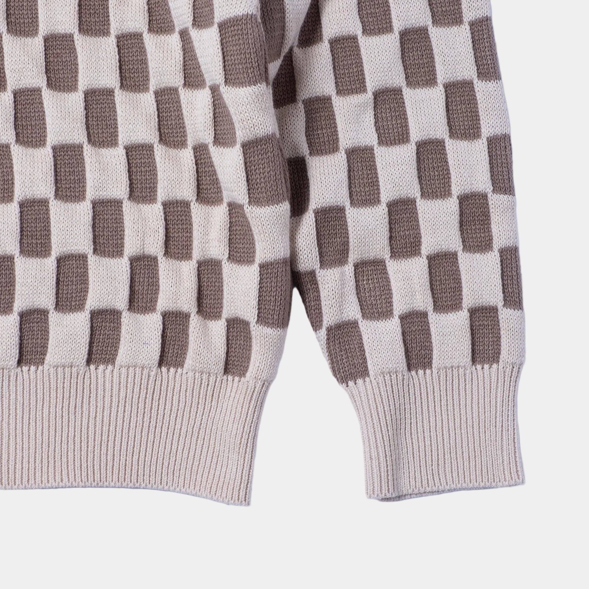 Cav Empt Rectangular Knit Sweater - Beige