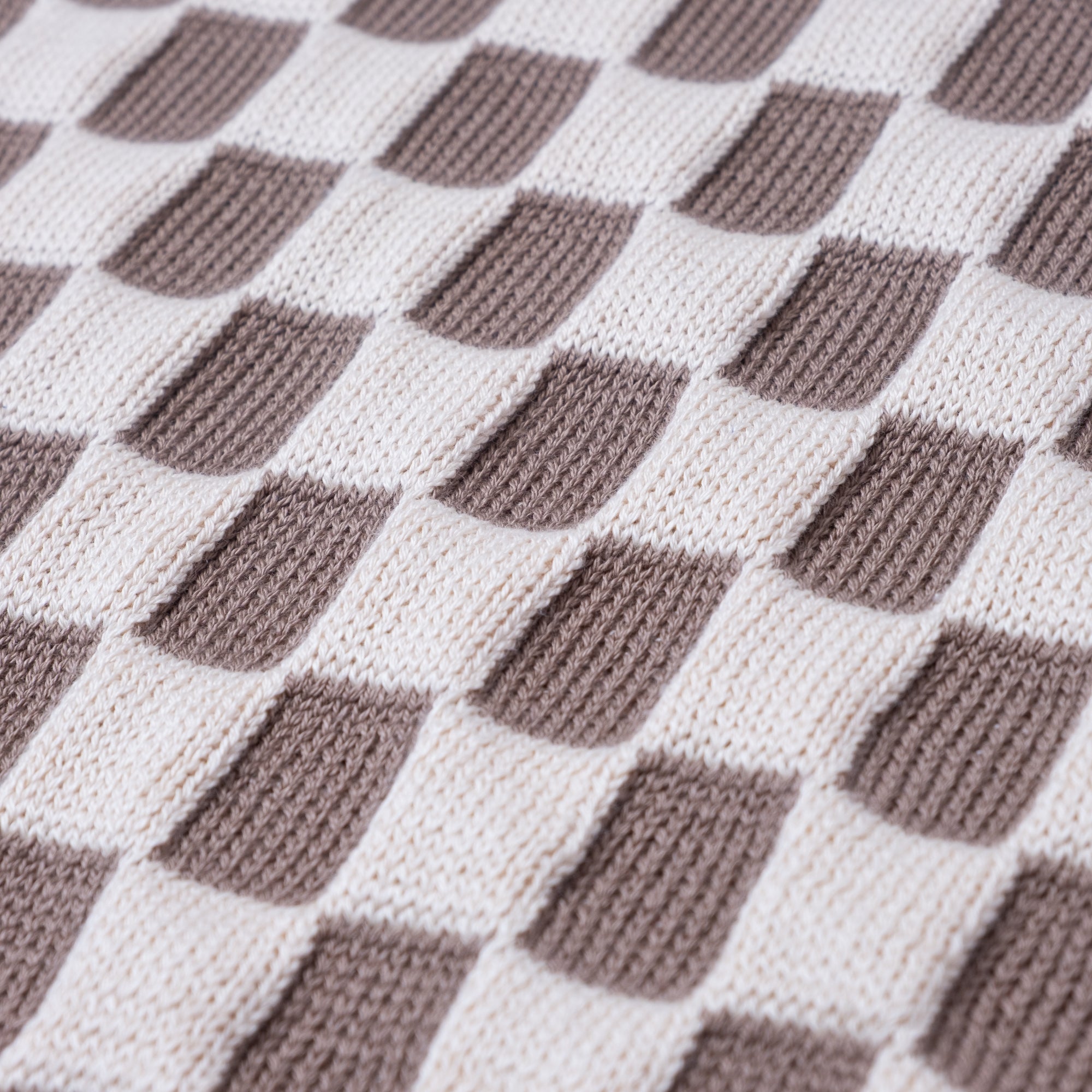 Cav Empt Rectangular Knit Sweater - Beige