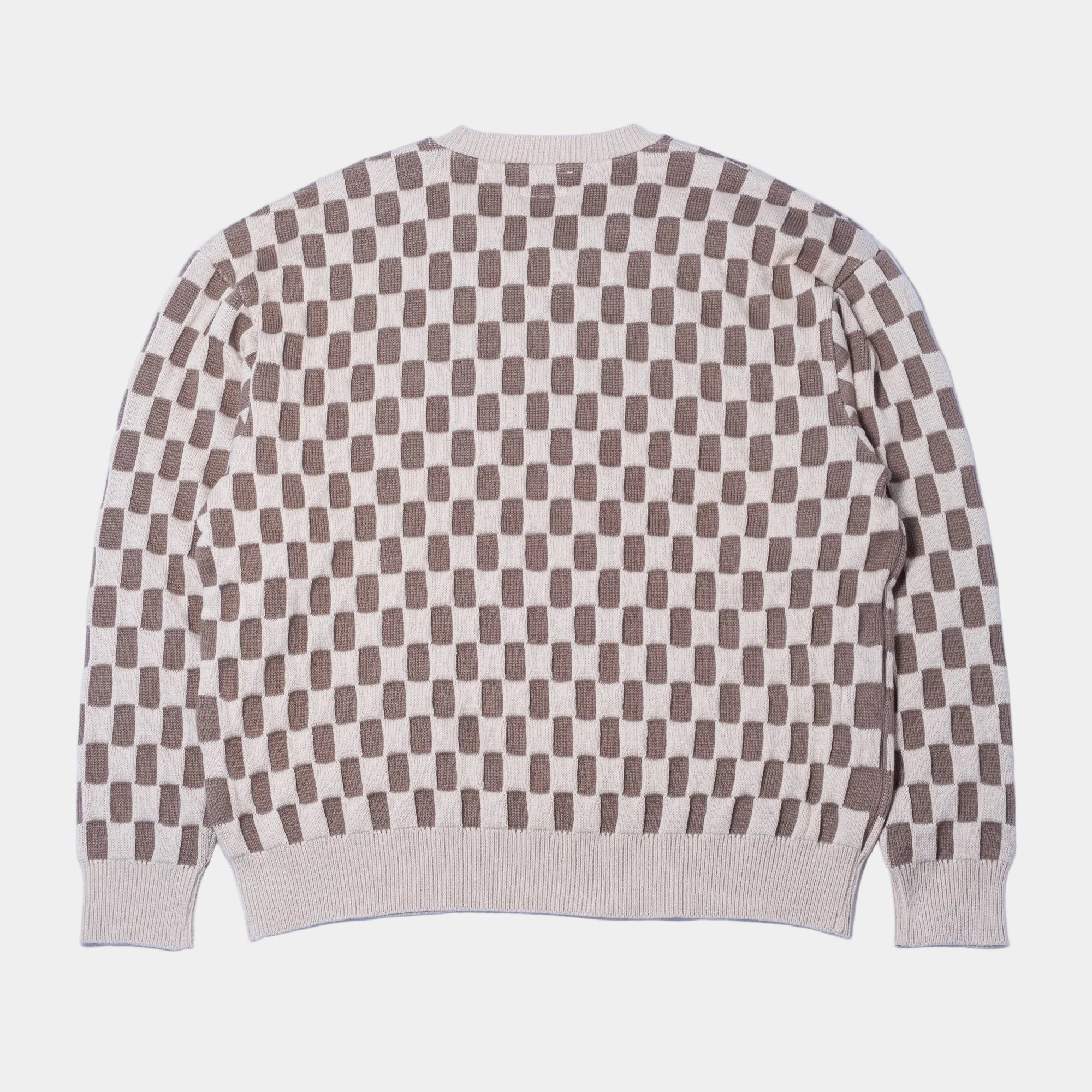 Cav Empt Rectangular Knit Sweater - Beige