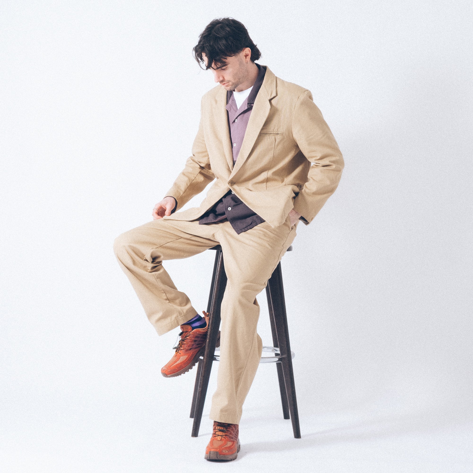 Cav Empt Cotton Lapel Jacket - Beige