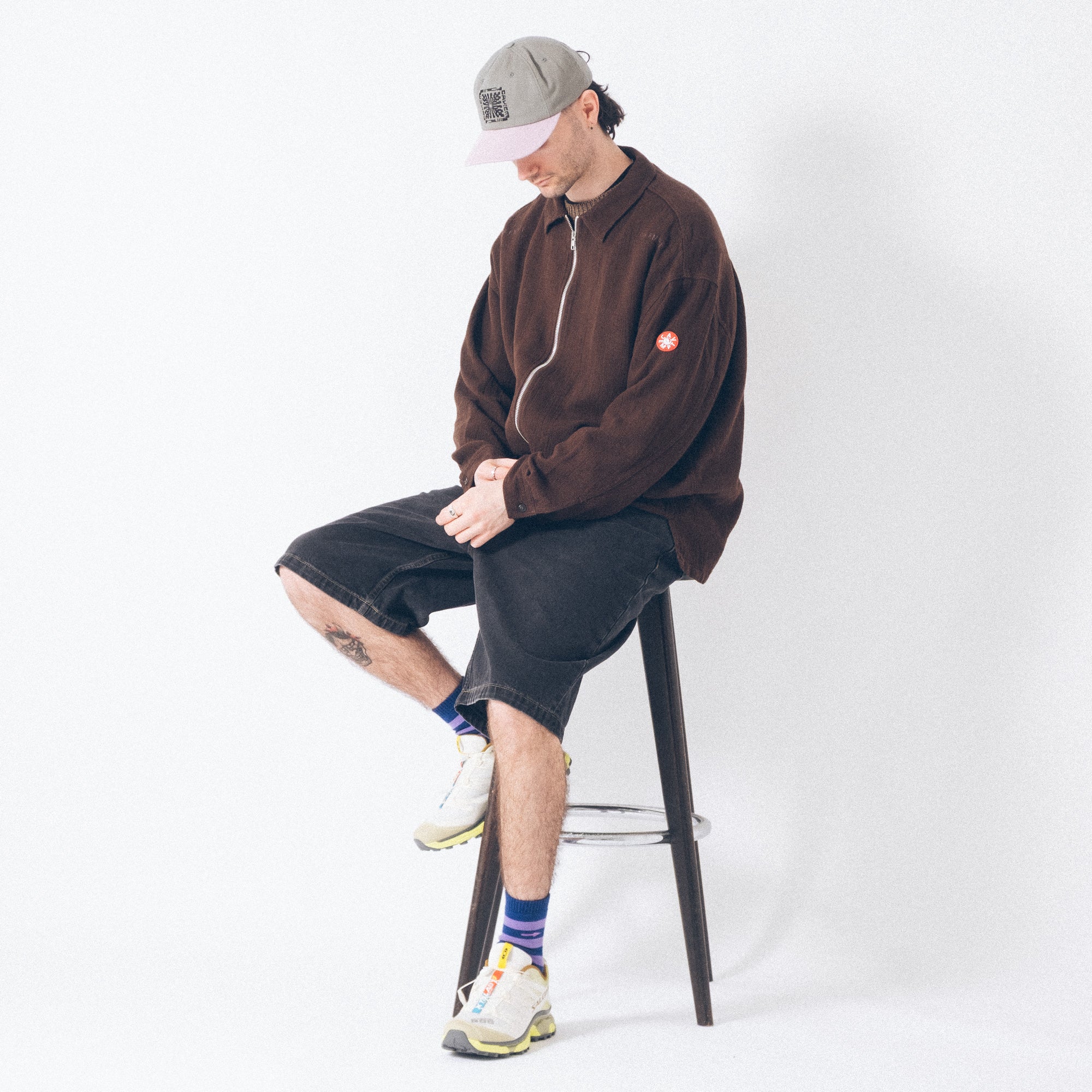 Cav Empt Welt Pockets Zip Shirt Jacket - Charcoal