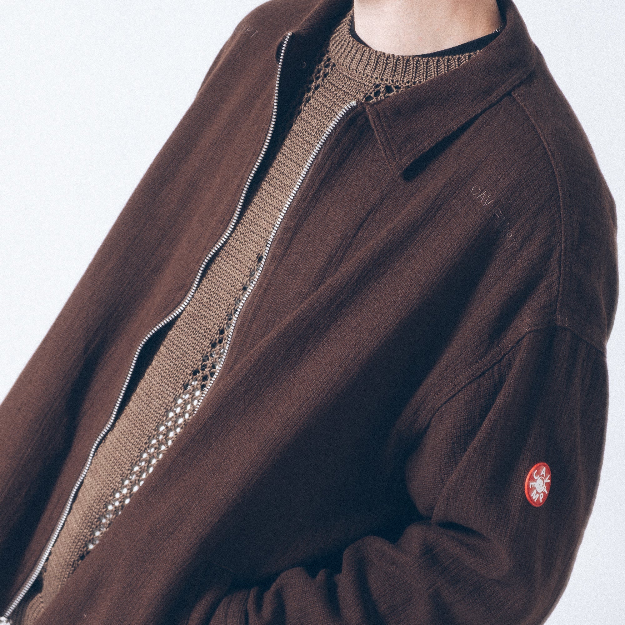 Cav Empt Welt Pockets Zip Shirt Jacket - Charcoal