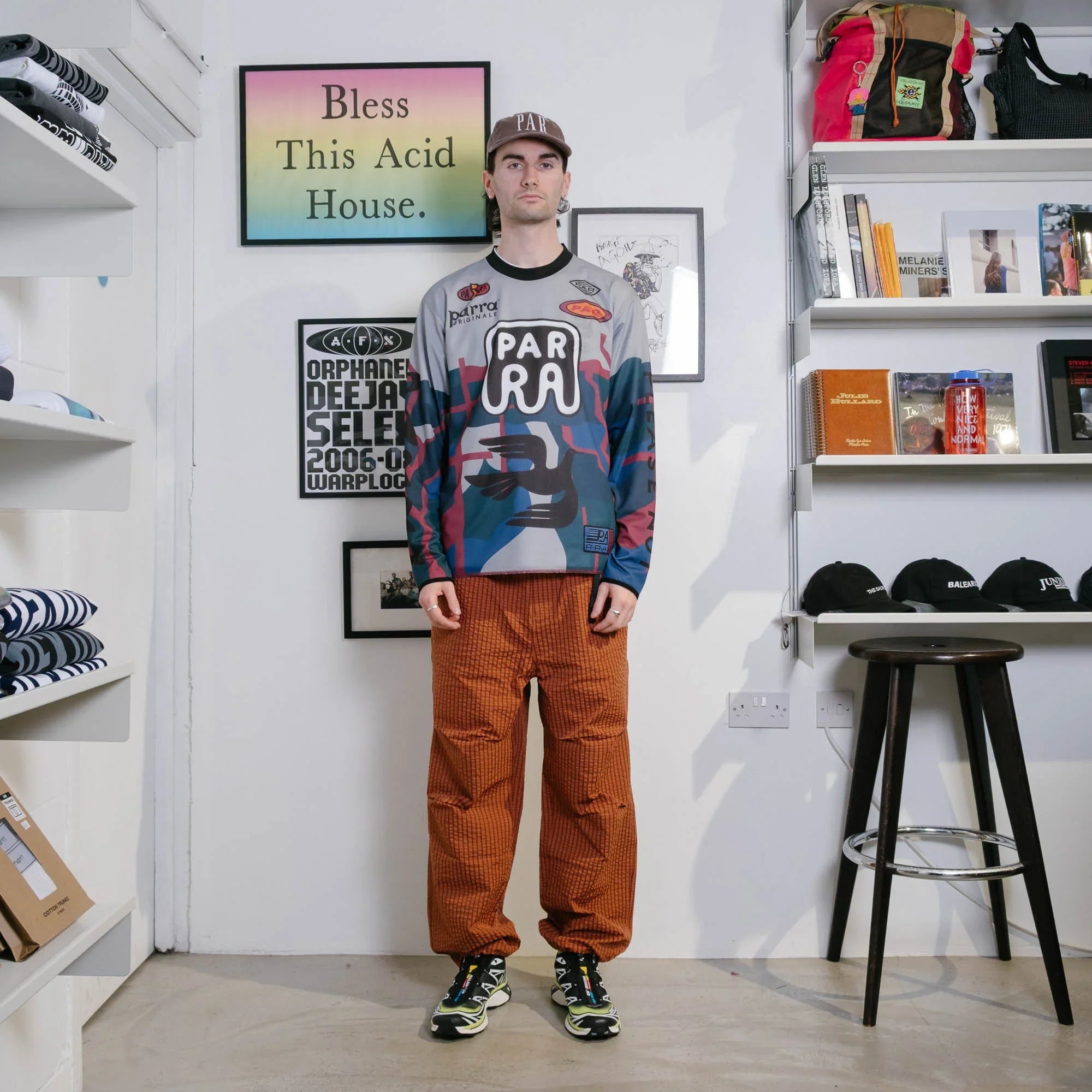 Gramicci Northside Plaid Pant - Brick