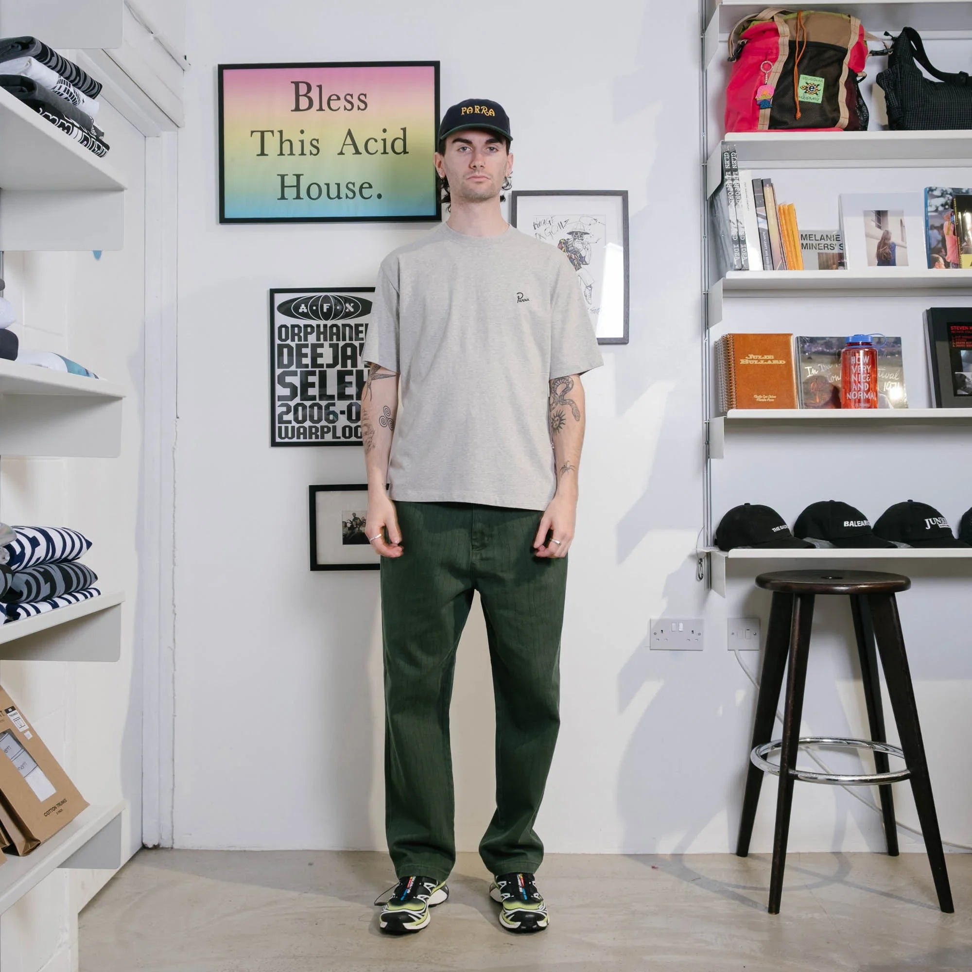 By Parra Meandering Pants - Green