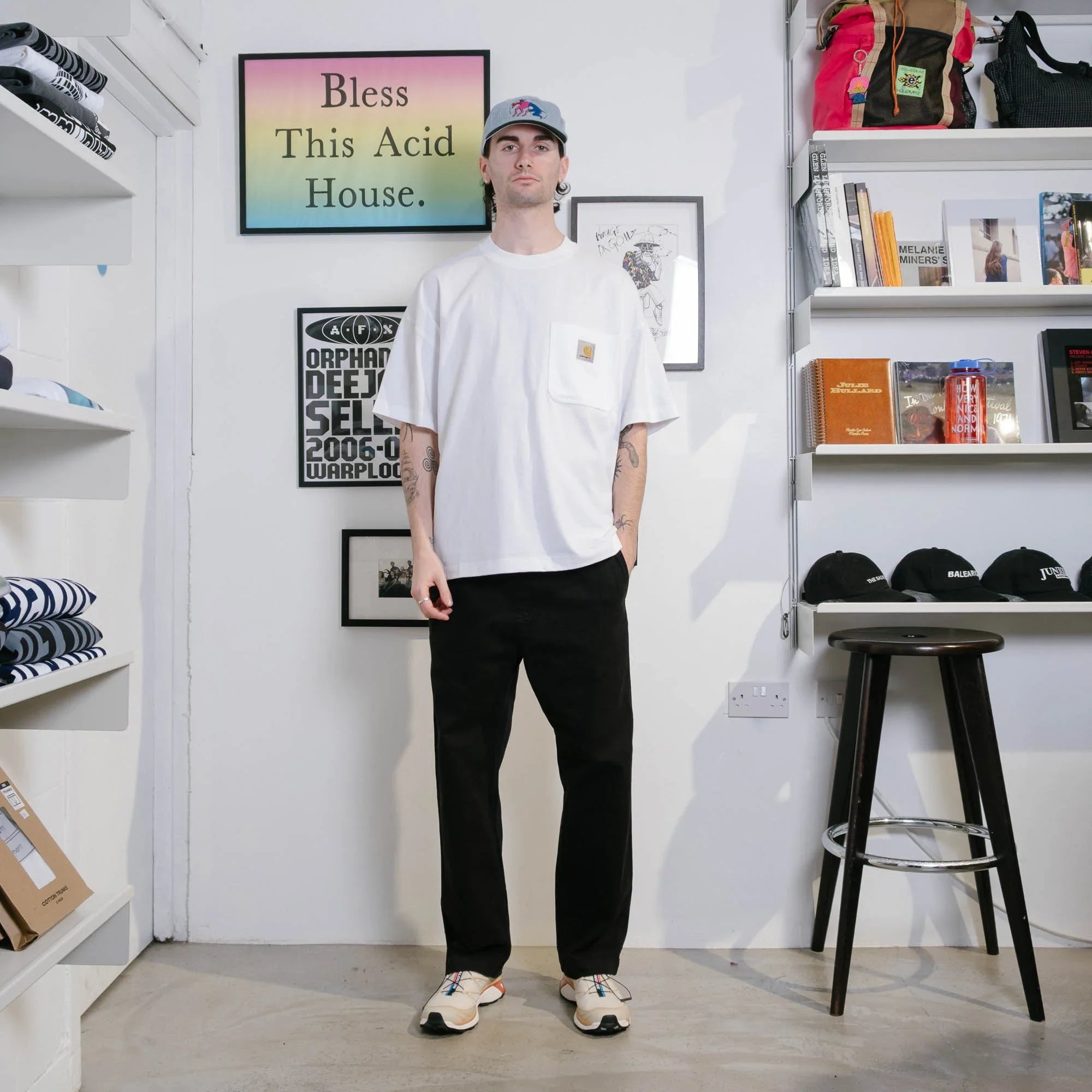 Carhartt WIP Work Pocket T-Shirt - White