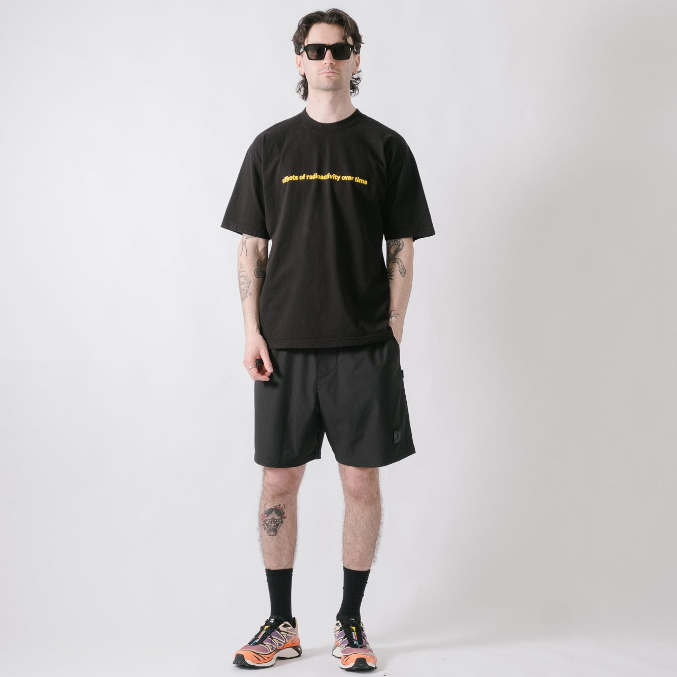 Never Never Radioactivity Tee - Black