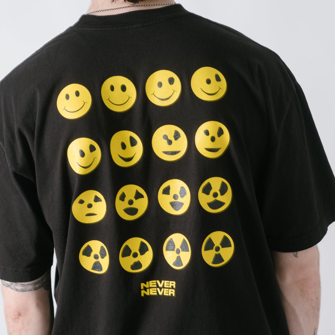 Never Never Radioactivity Tee - Black