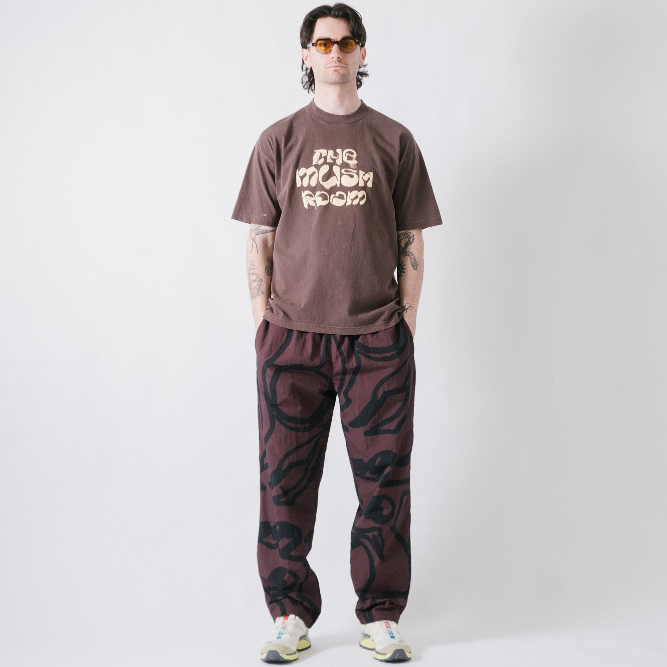 Never Never The Mush Room Tee - Brown
