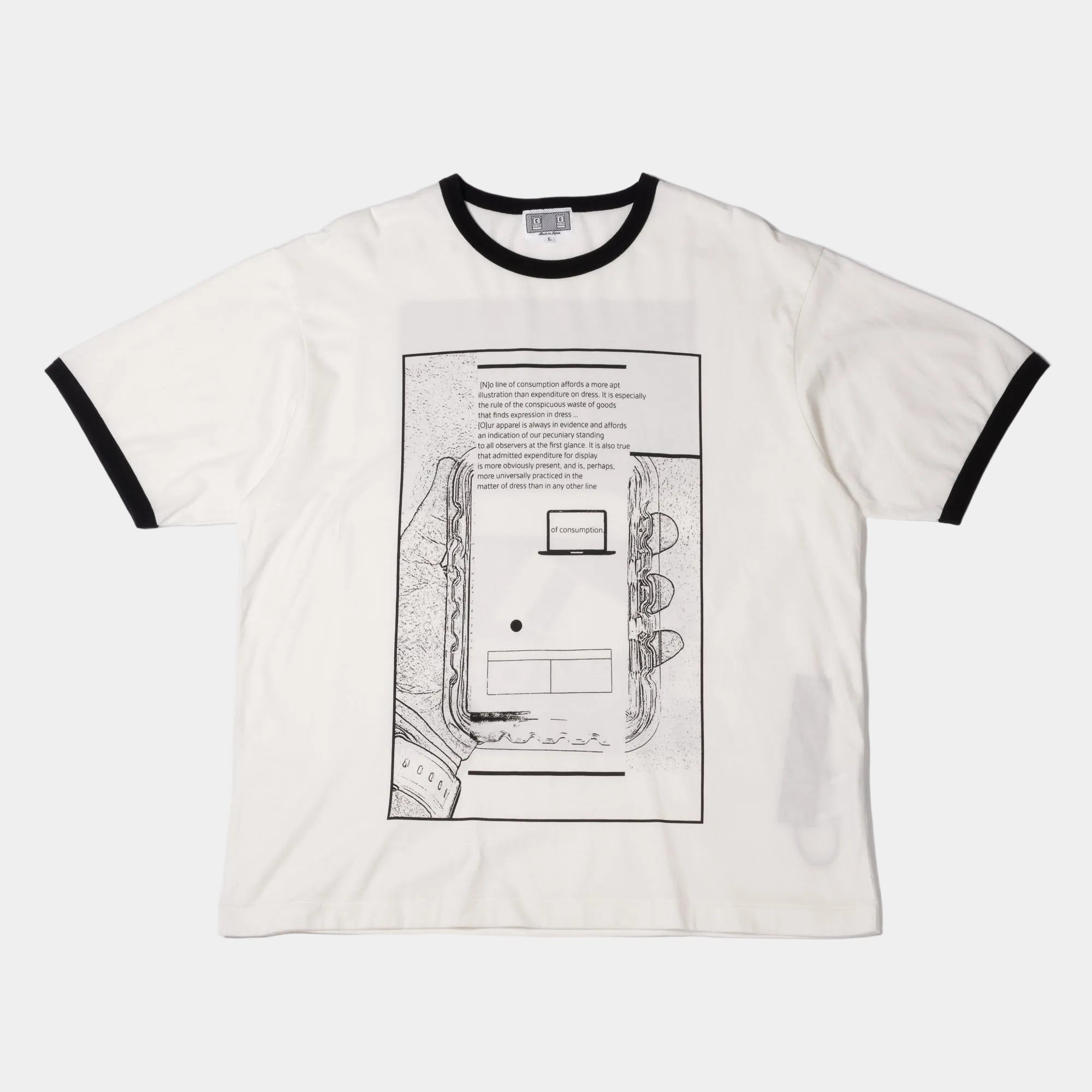 Cav Empt MD [N][O] Ringer T-Shirt - White