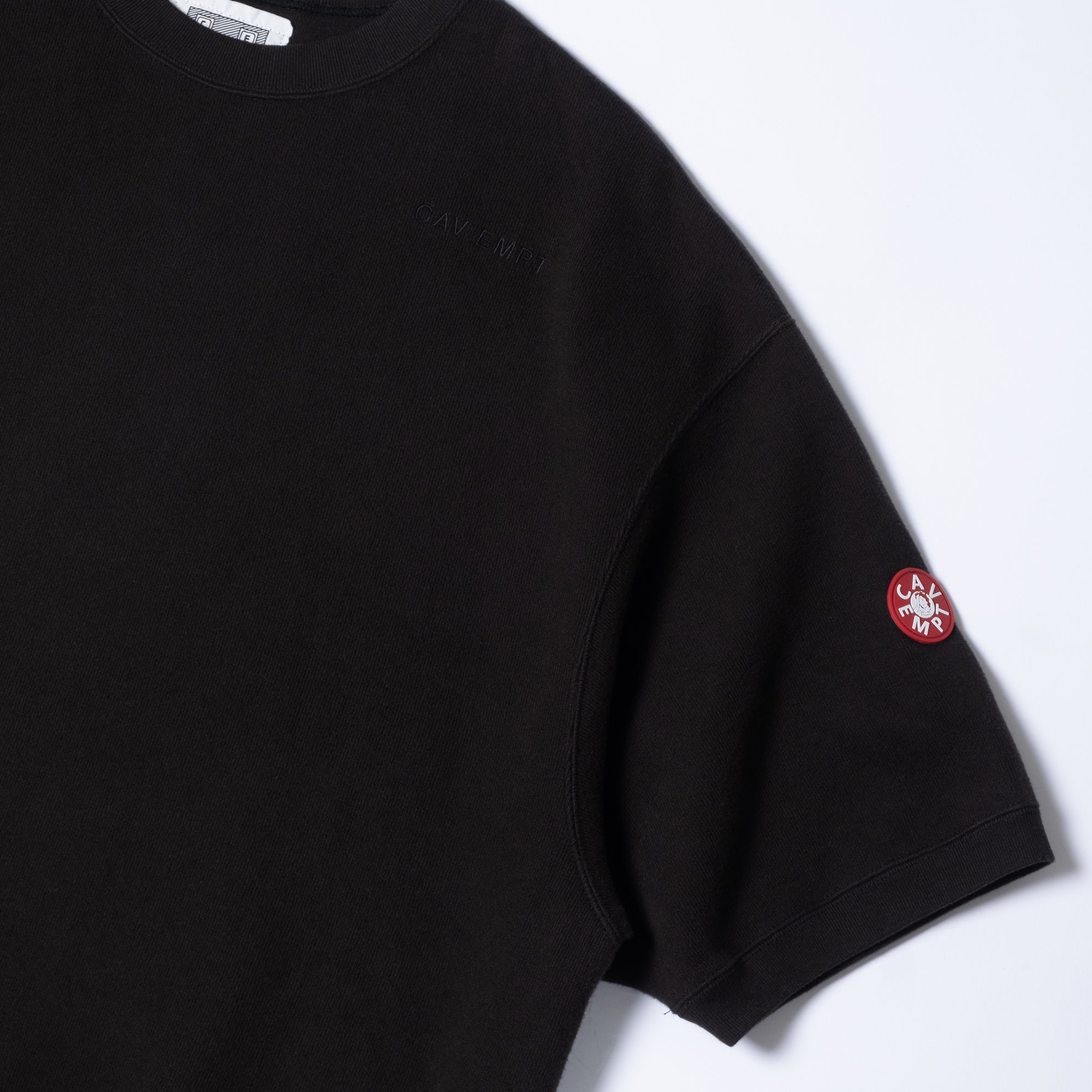 Cav Empt DBL Knit Short Sleeve Crew Neck - Black
