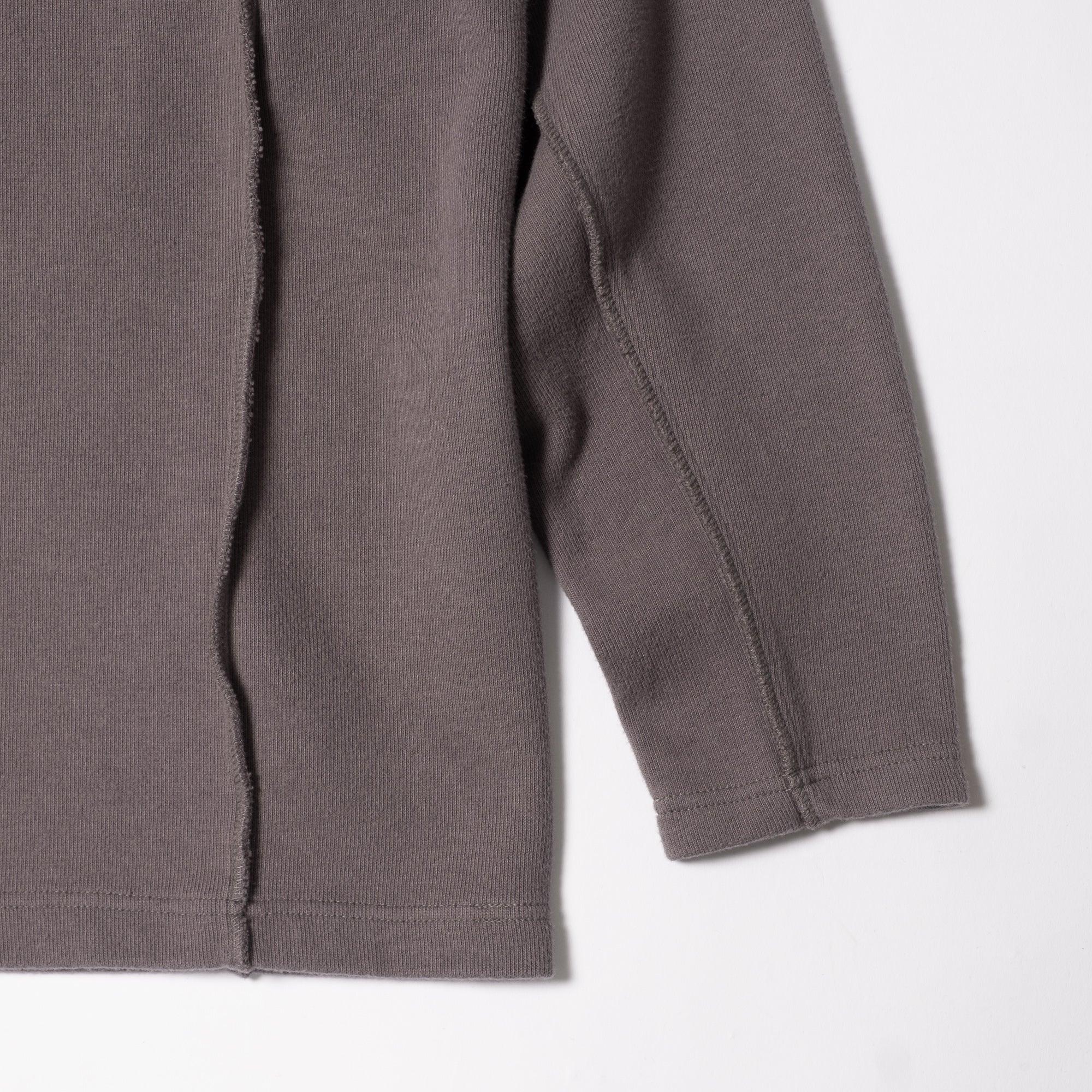 Cav Empt Side Seam DBL Knit Long Sleeve Top - Khaki