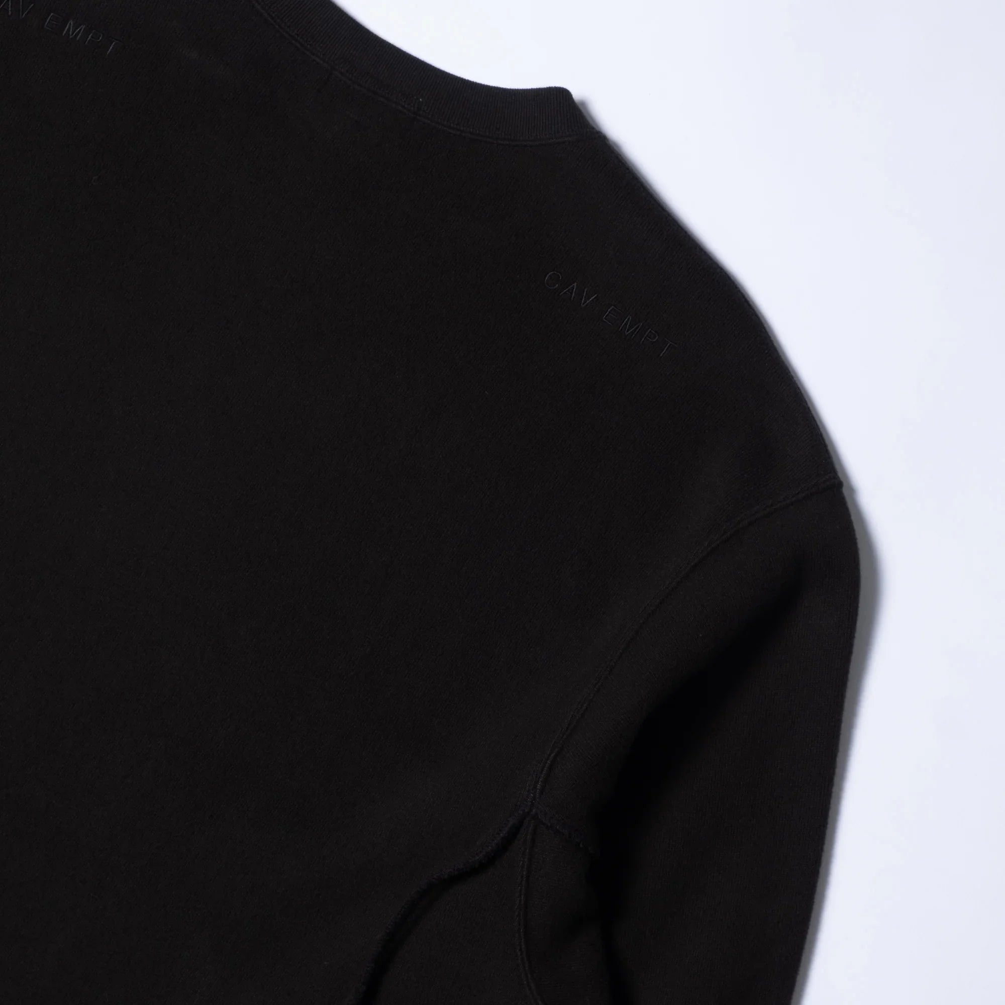 トップス cavempt SIDE SEAM DBL KNIT LONG SLEEVE Cav Empt Side Seam DBL Knit Long Sleeve Top - Black