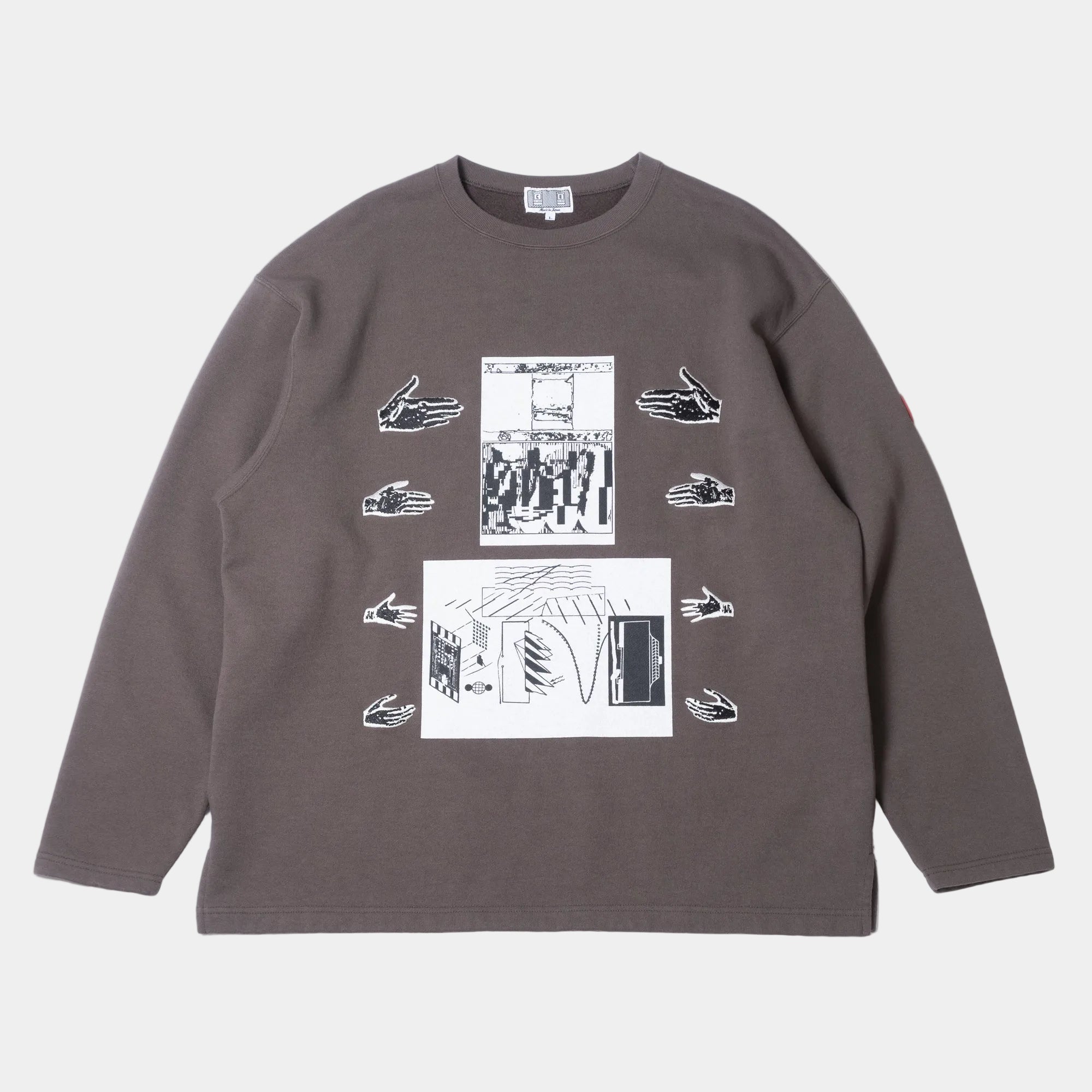 Cav Empt FK ExpDwp Long leeve Top - Charcoal