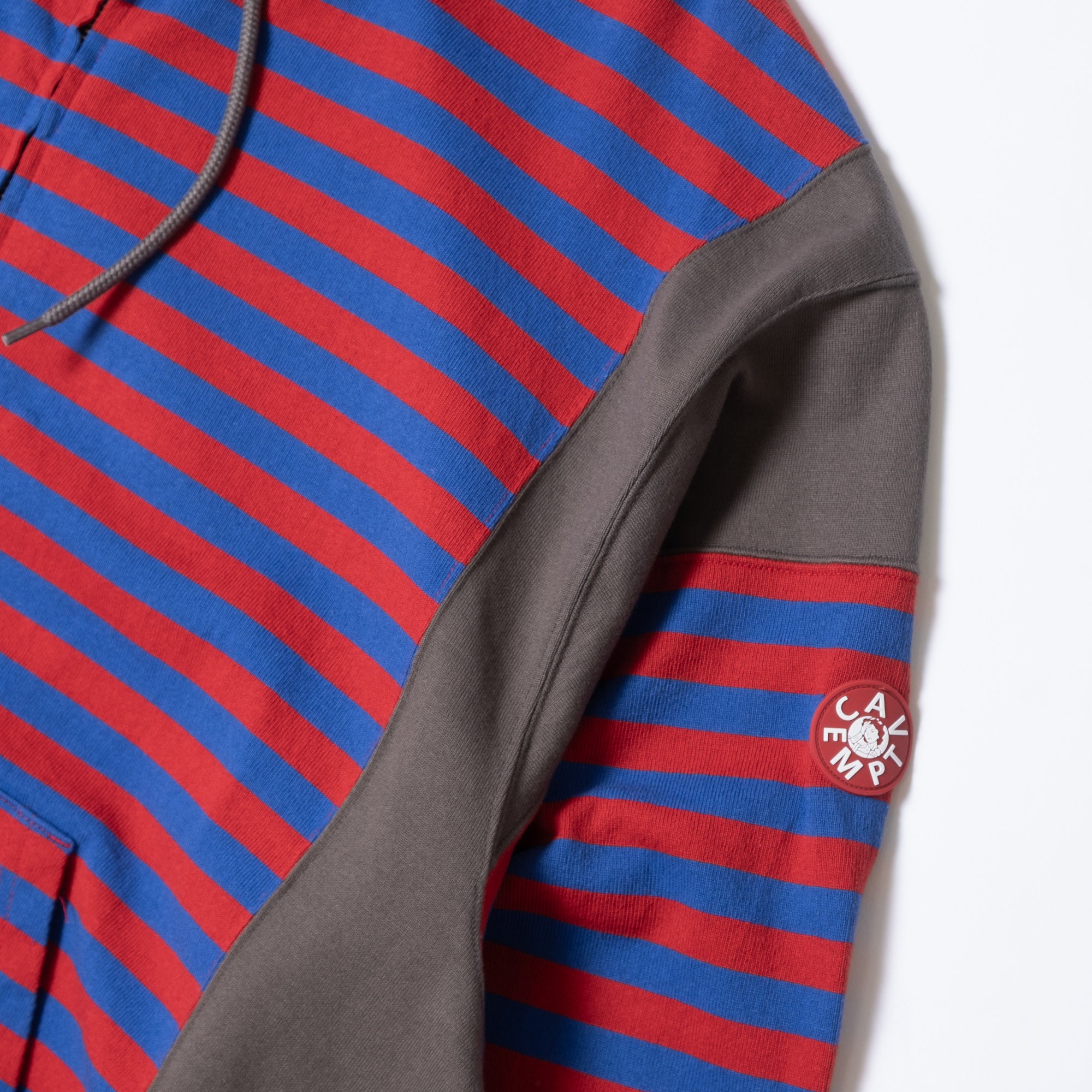 Cav Empt Side Colour Stripe Light Zip Hoody - Red
