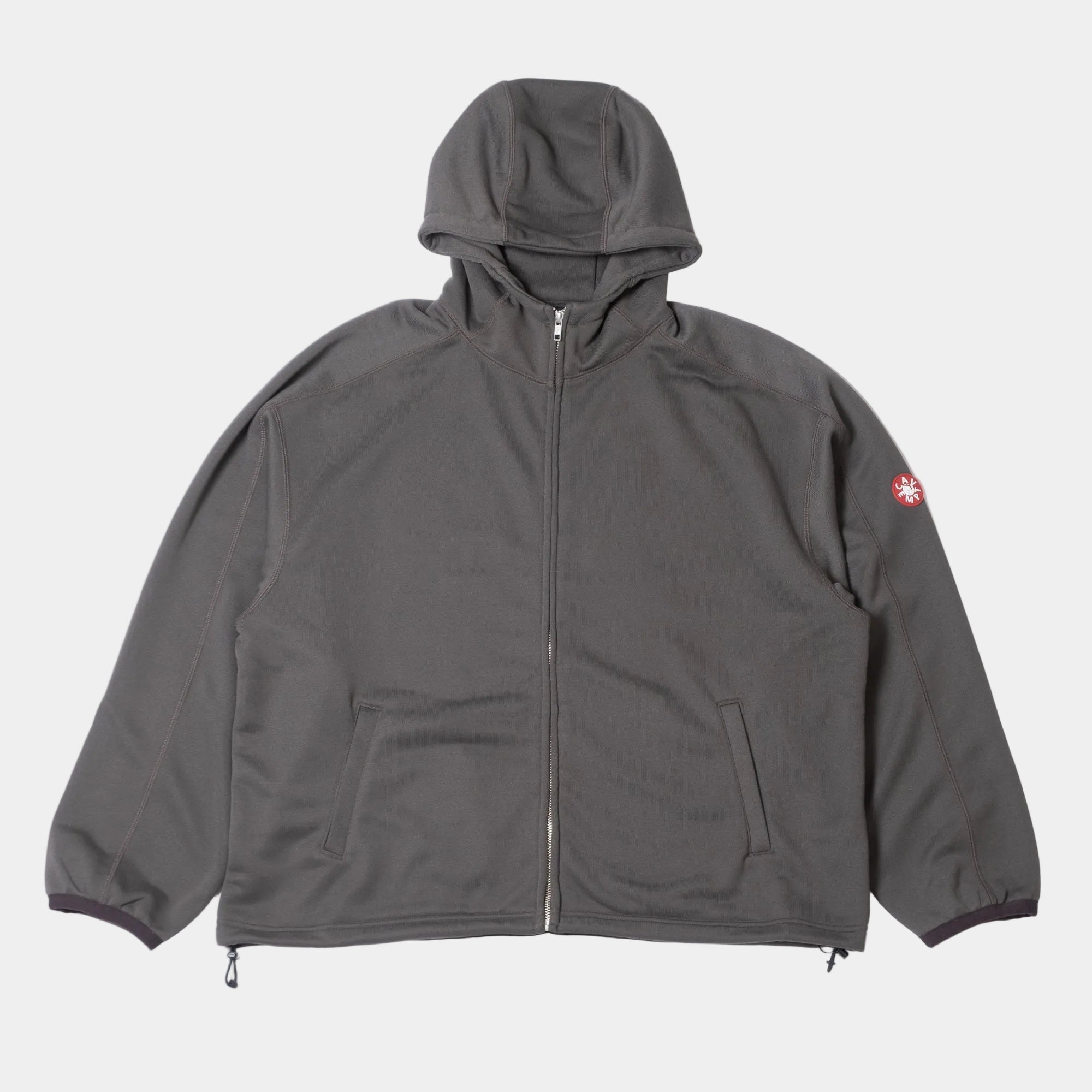 Cav Empt PE Jersey Zip Hoody - Charcoal