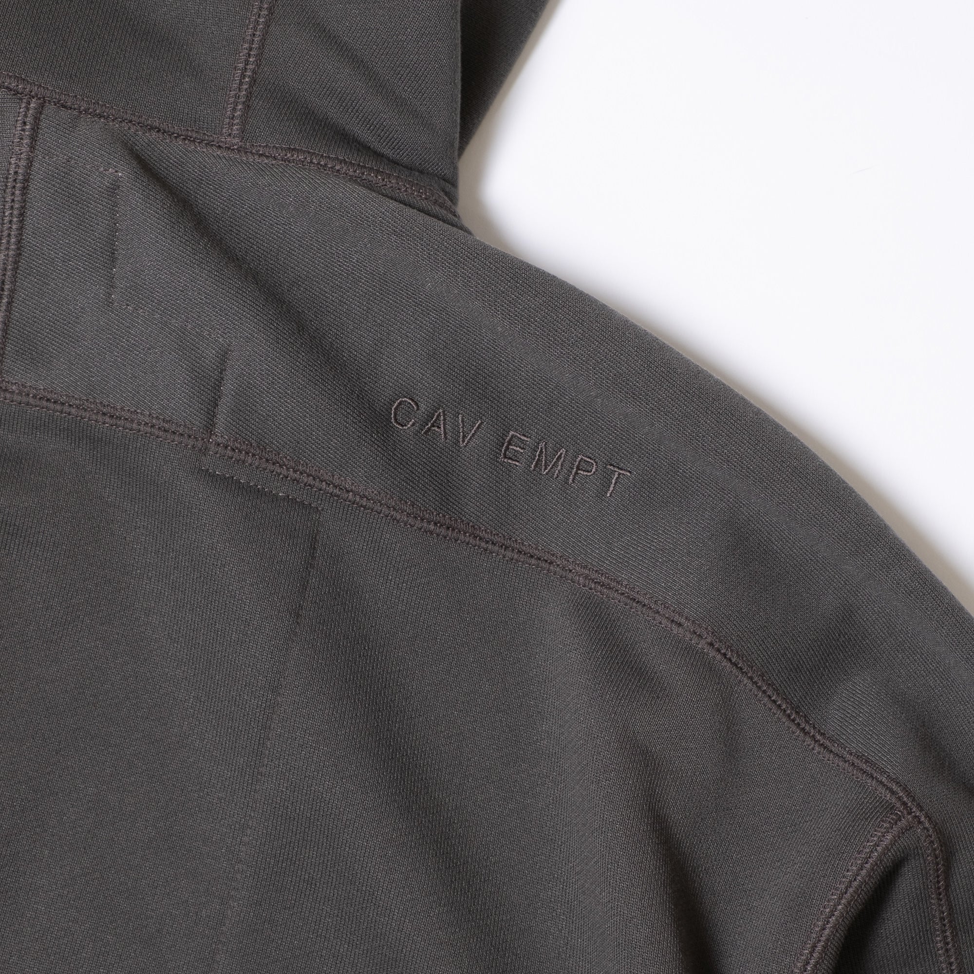Cav Empt PE Jersey Zip Hoody - Charcoal