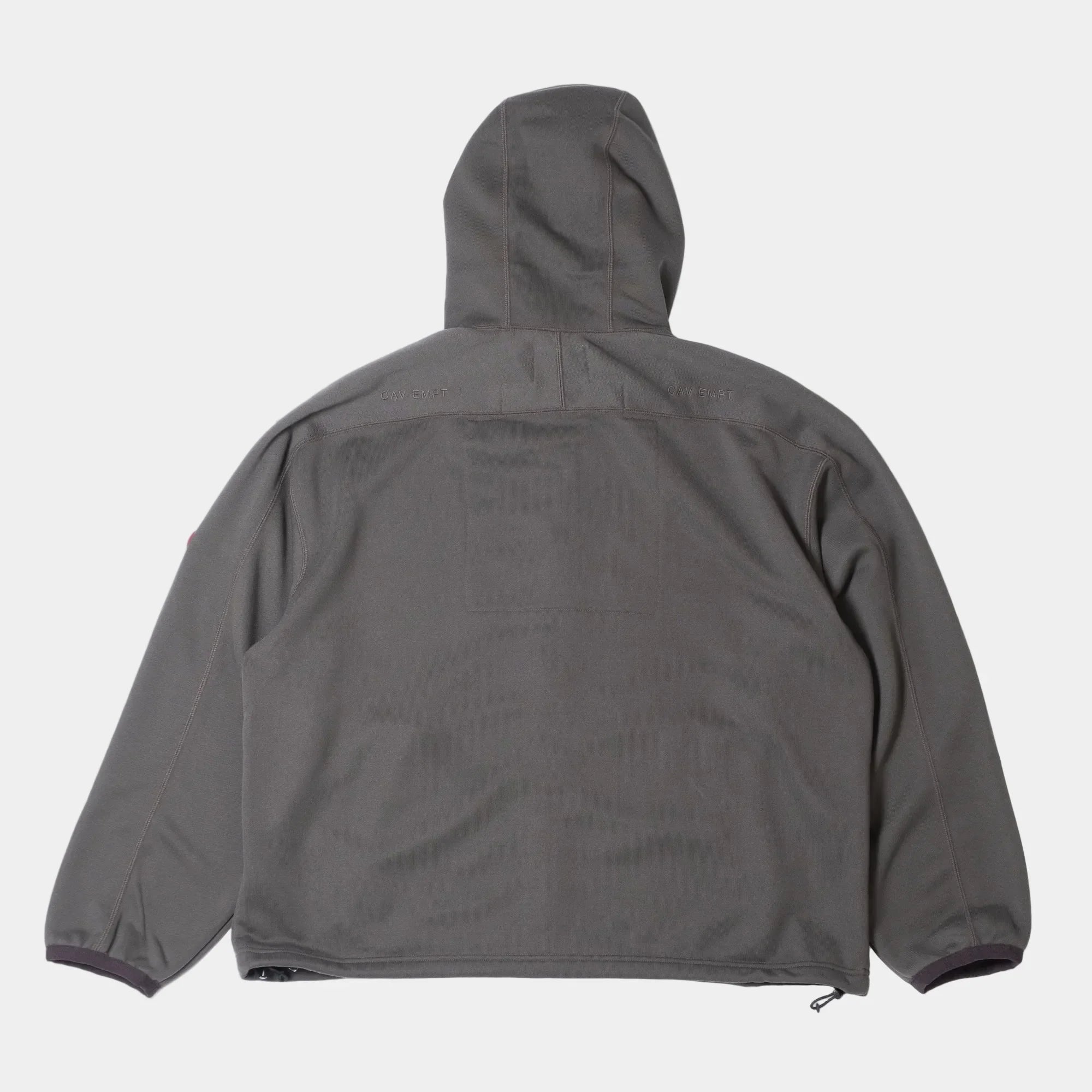 Cav Empt PE Jersey Zip Hoody - Charcoal