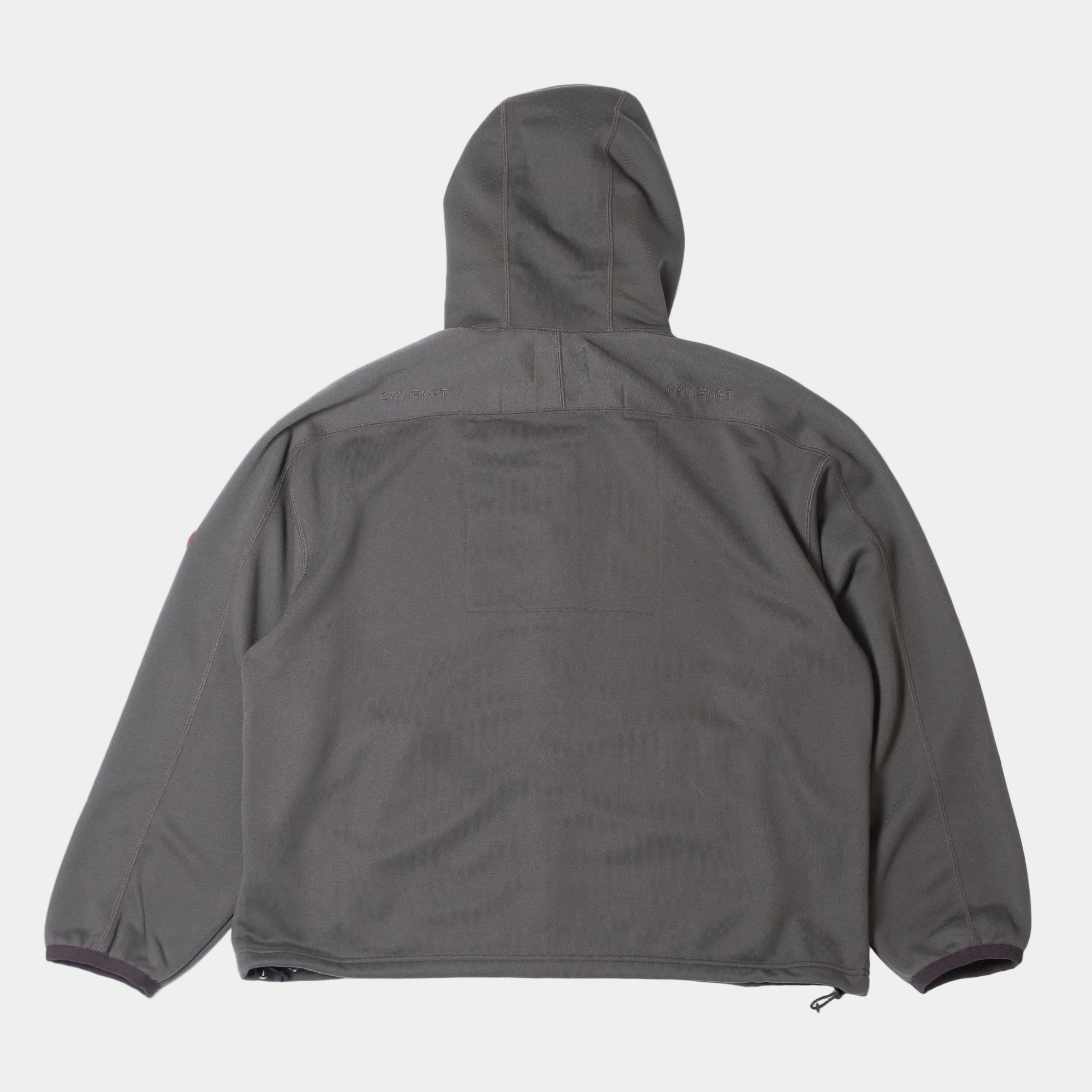 Cav Empt PE Jersey Zip Hoody - Charcoal