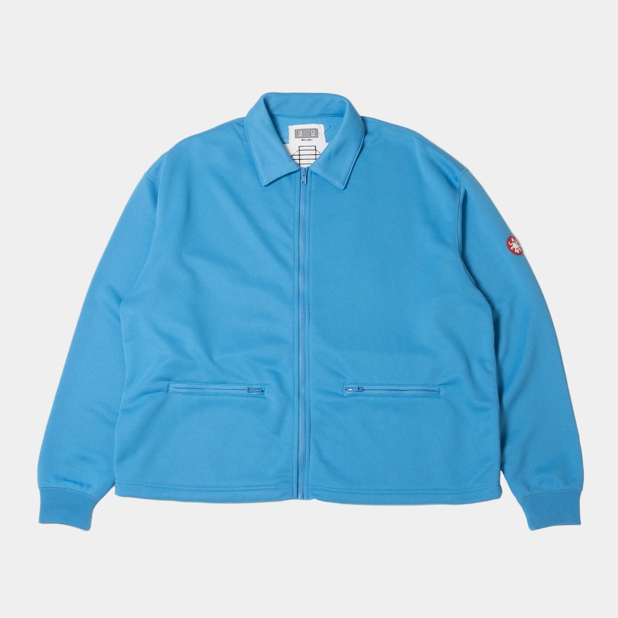 Cav Empt PE Jersey Collared Zip Up - Blue