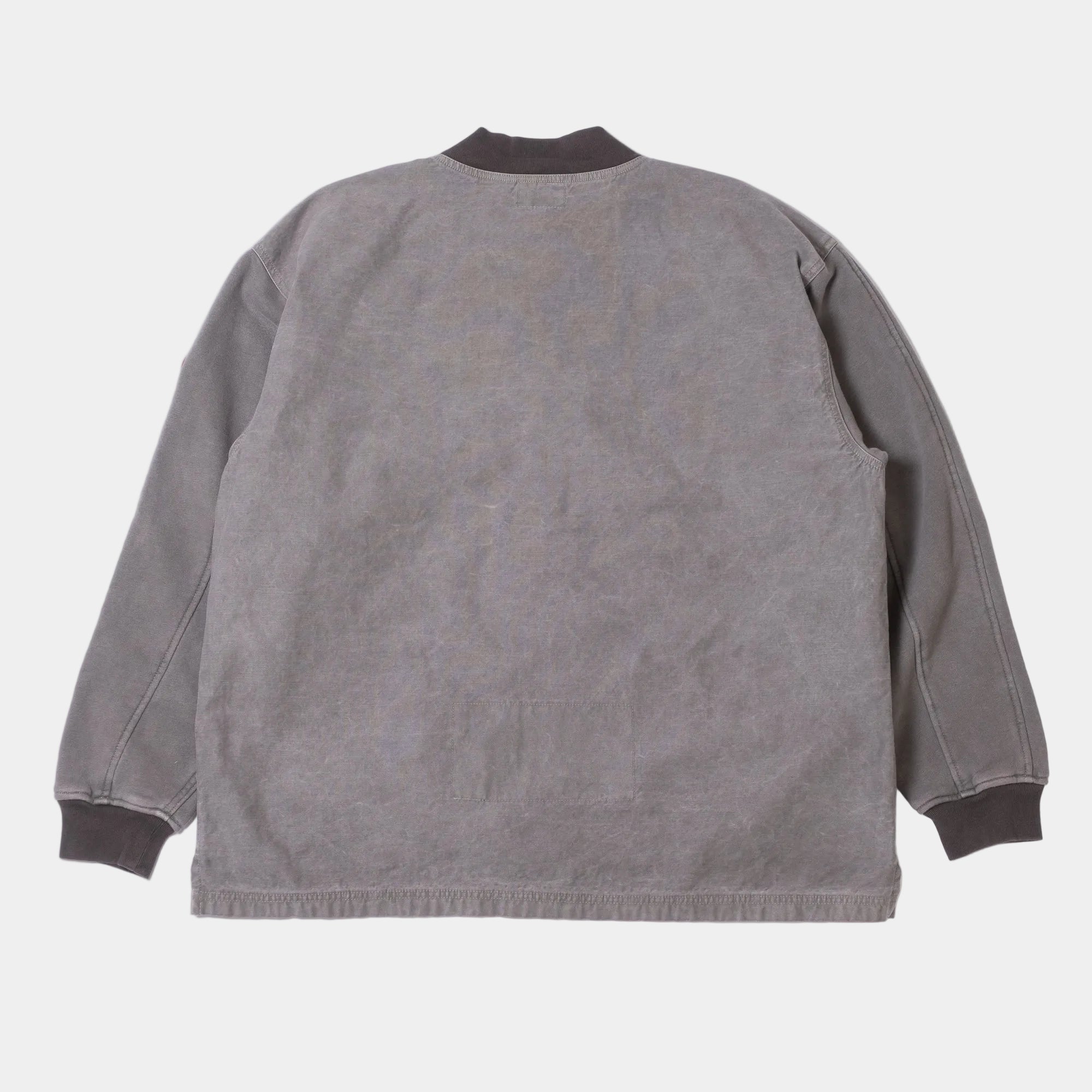 Cav Empt Overdye Jersey Sleeve Zip Jacket - Khaki