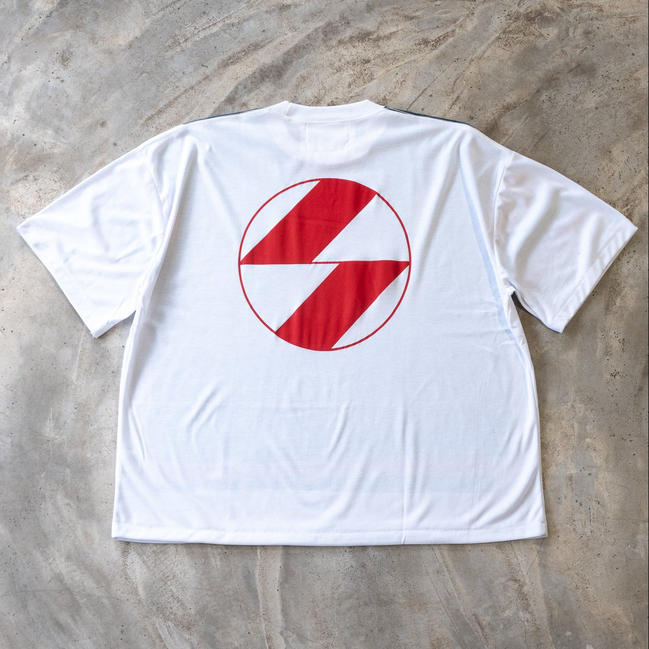 The Salvages Moto Border T-Shirt - White
