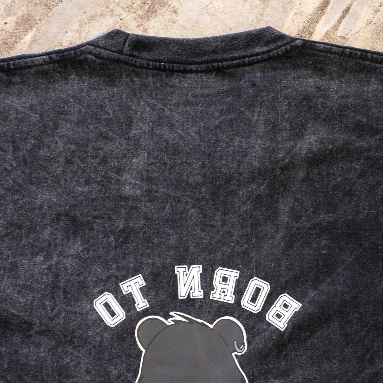 The Salvages Born To Be Mild Bear T-Shirt - Vintage Black