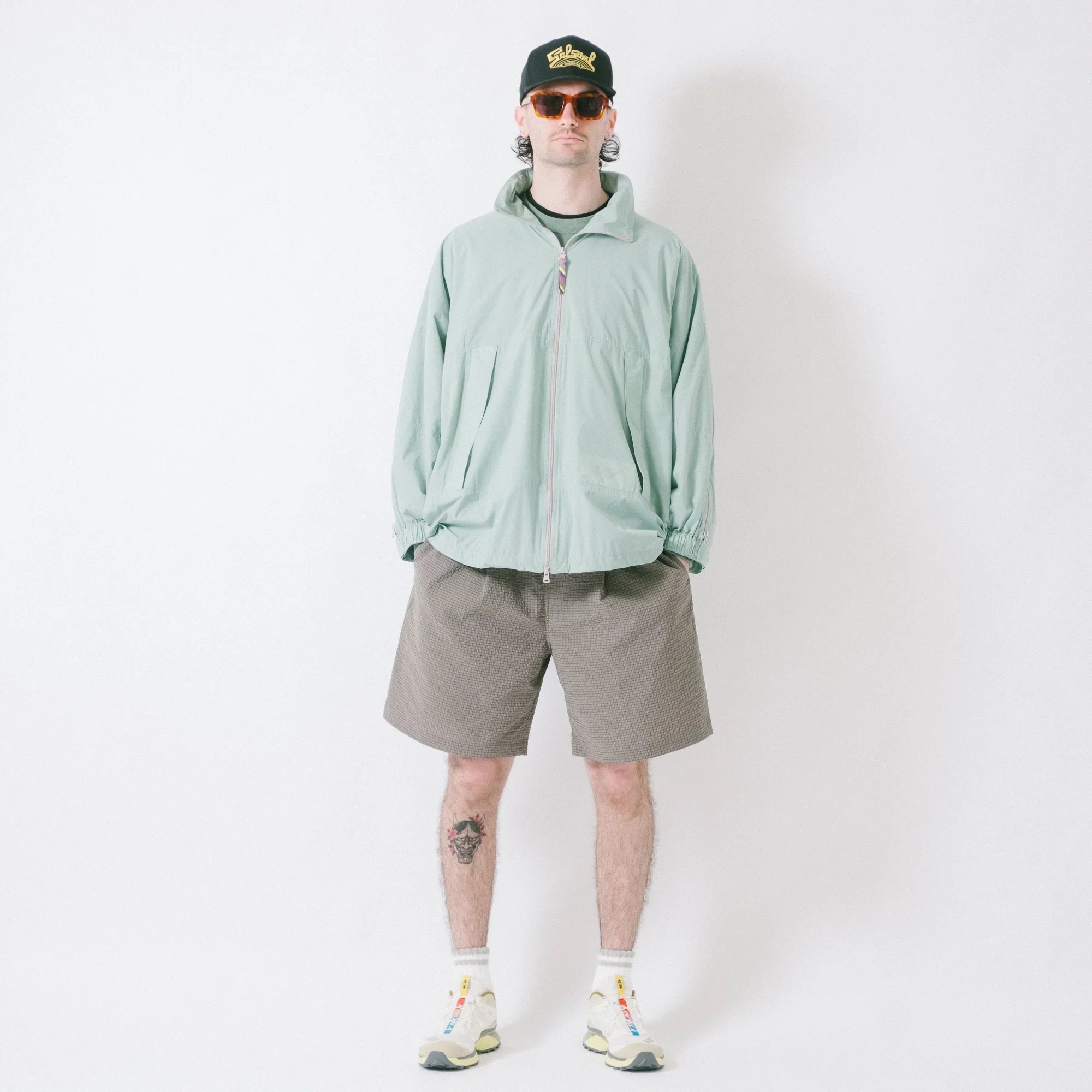 is-ness Technical Ventilation Coat - Mint