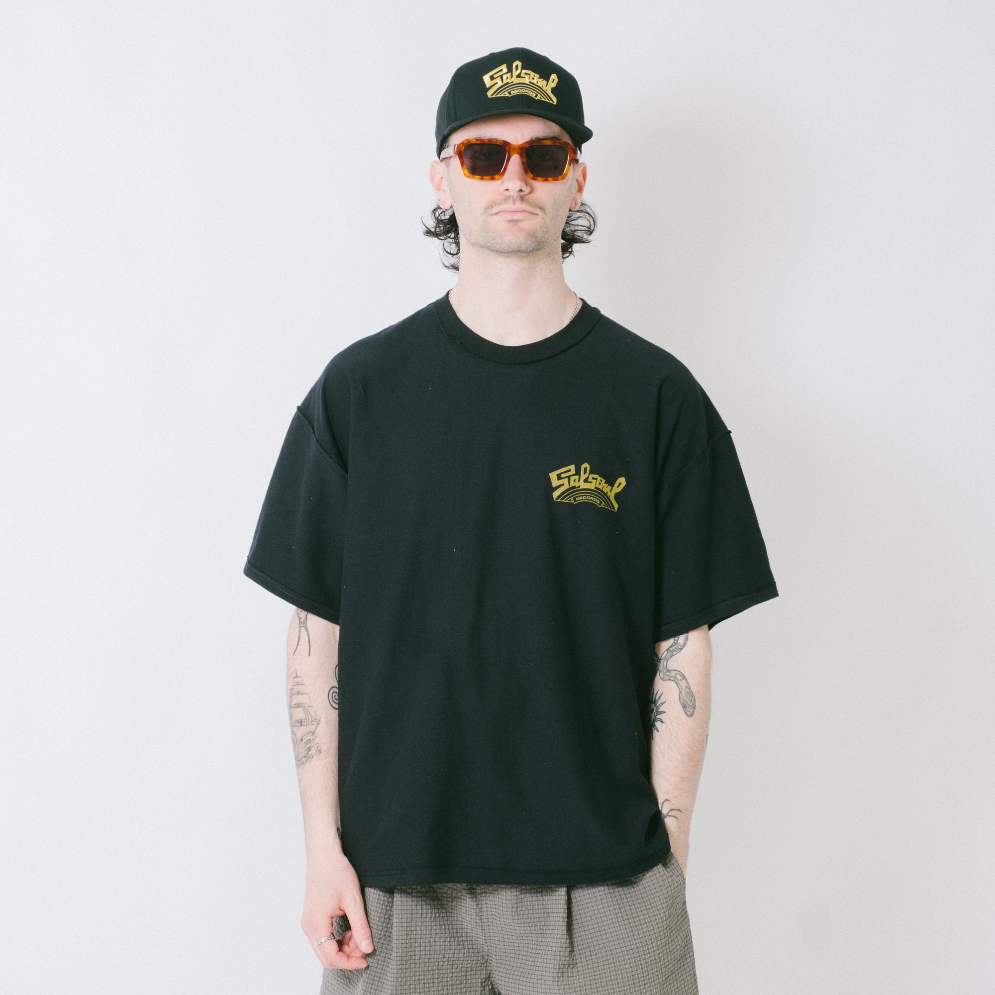 is-ness x SALSOUL Tee - Black
