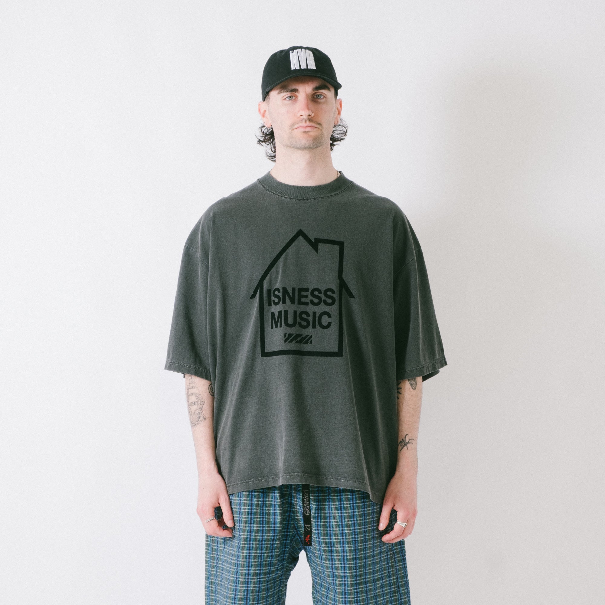 is-ness Logo Tee - Sumi Charcoal