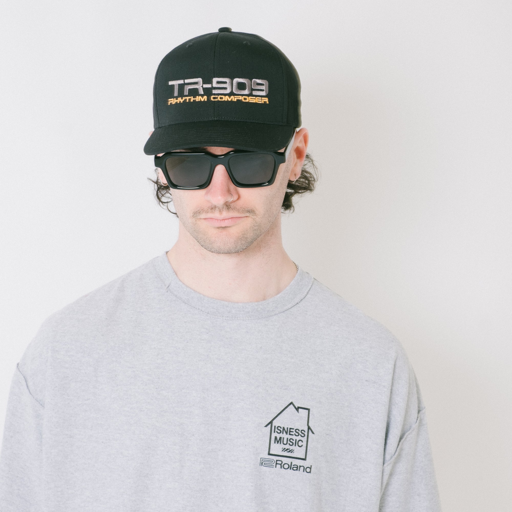 Is-ness x Roland TR-909 Cap - Black/Grey