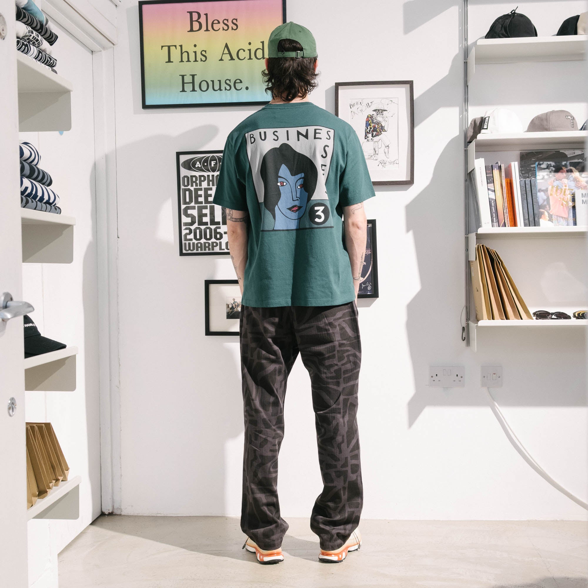 By Parra Nothing Please T-Shirt - Pine Green