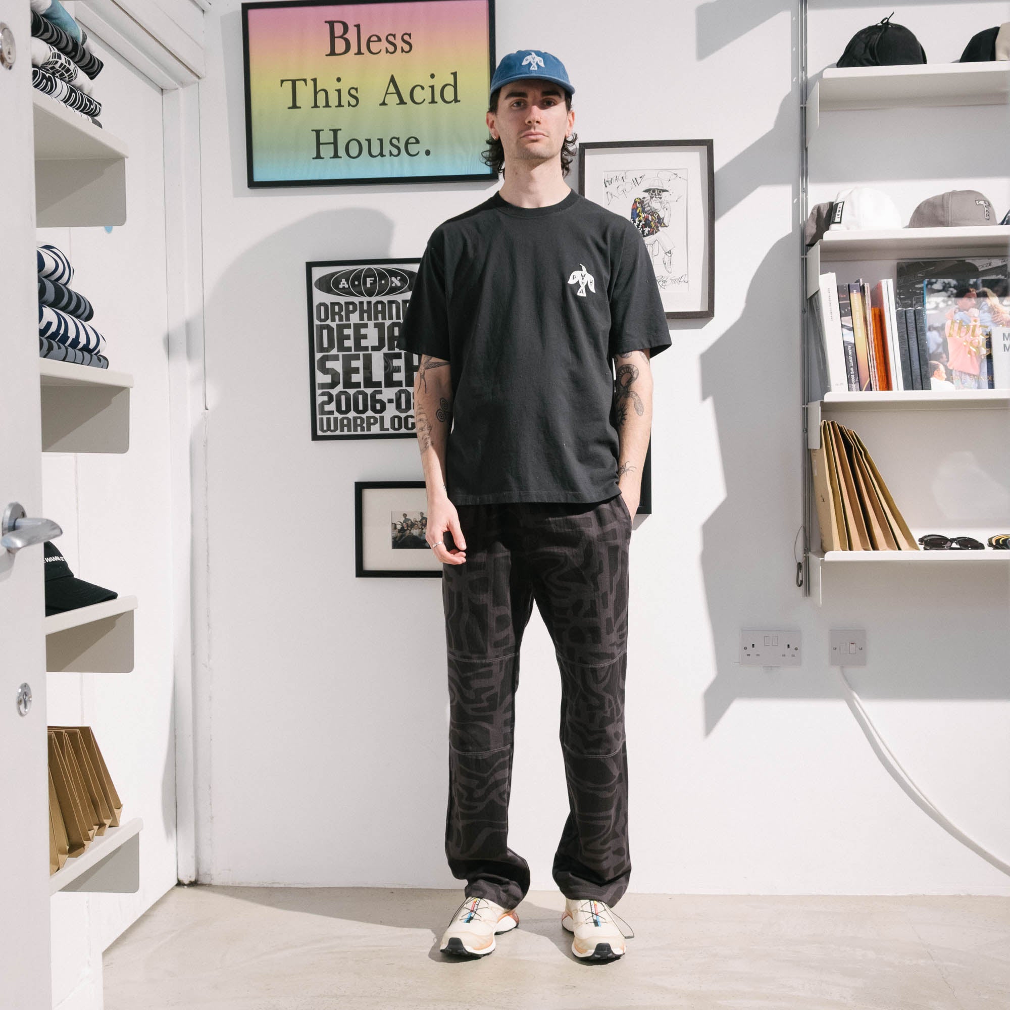 By Parra Crow Logo T-Shirt - Black