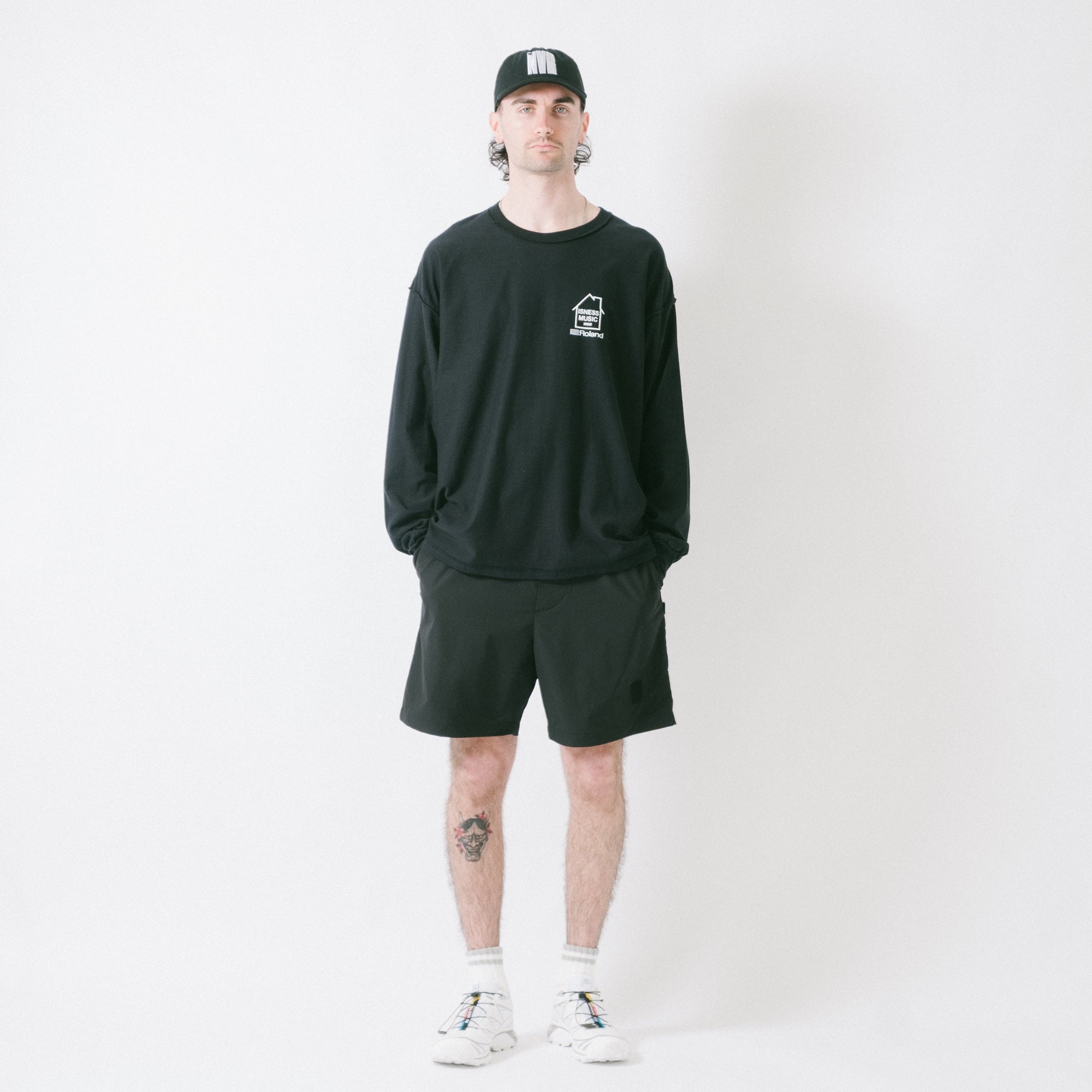 is-ness x Roland TR-909 LS Tee - Black