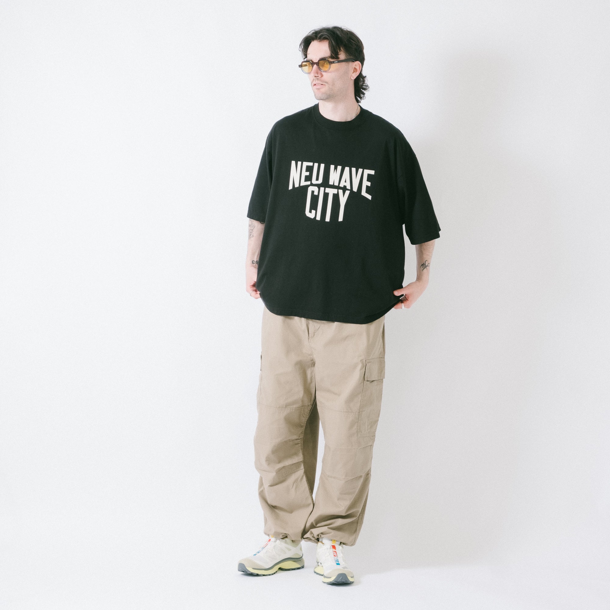 is-ness  Neu Wave Tee - Black