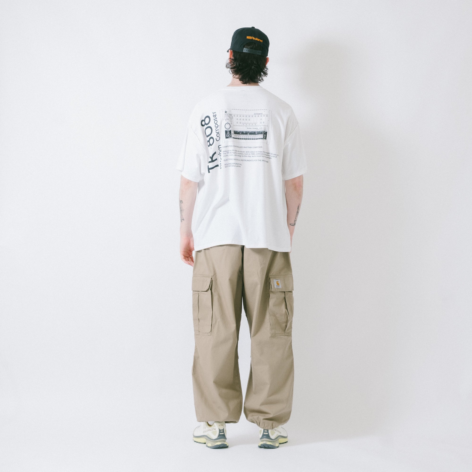 is-ness x Roland TR-808 Tee - White