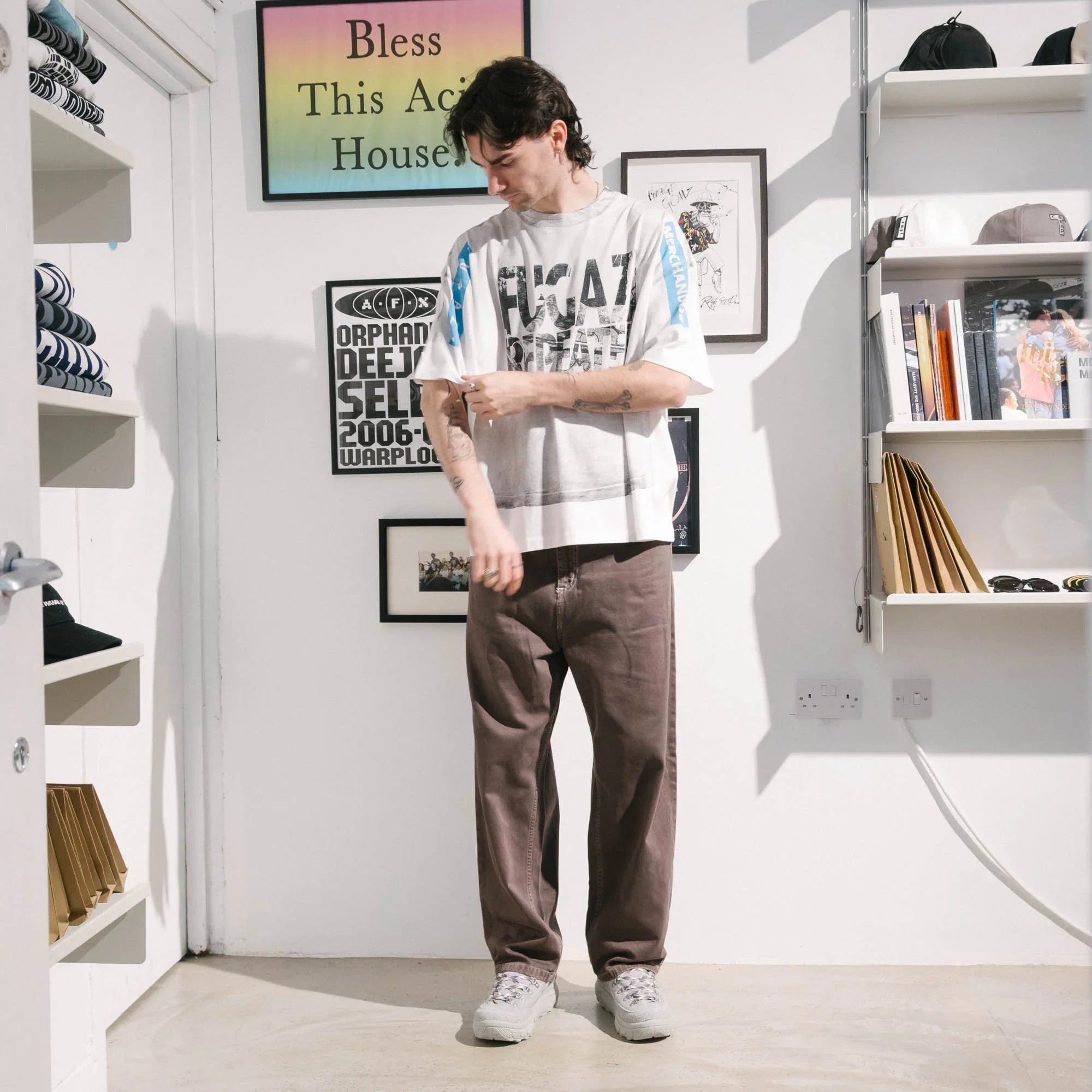 The Salvages x Teenage Angst Repeater OS T-Shirt - White