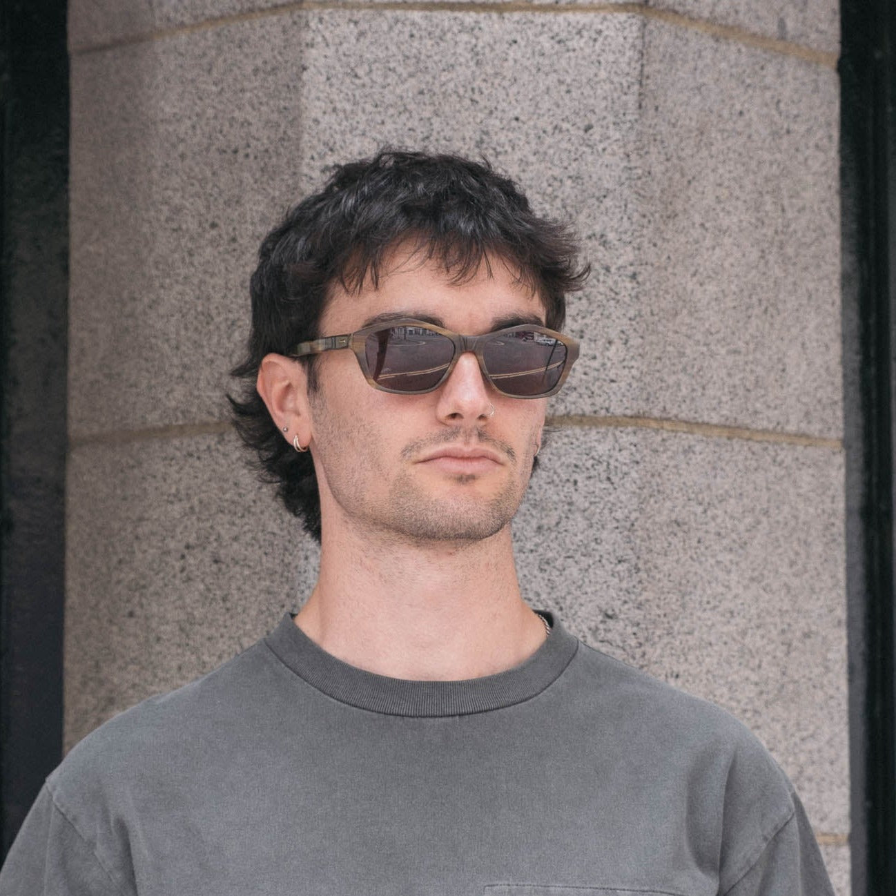 Sub Sun SUB009 Sunglasses - Horn/Grey