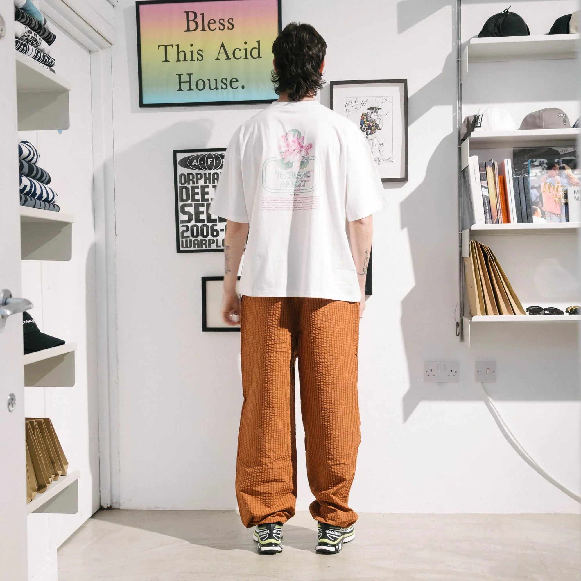 The Salvages x Teenage Angst Post OS T-Shirt - White