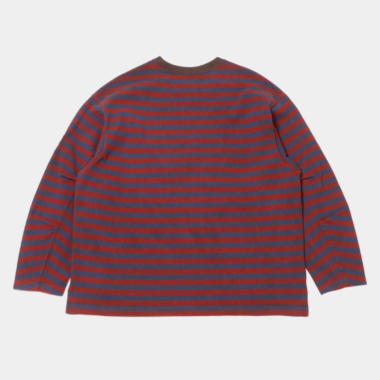 Cav Empt Overdye Stripe Long Sleeve Top - Brown