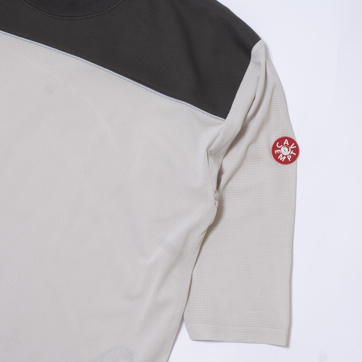 Cav Empt Mesh FB Crew Neck Sweater - Grey