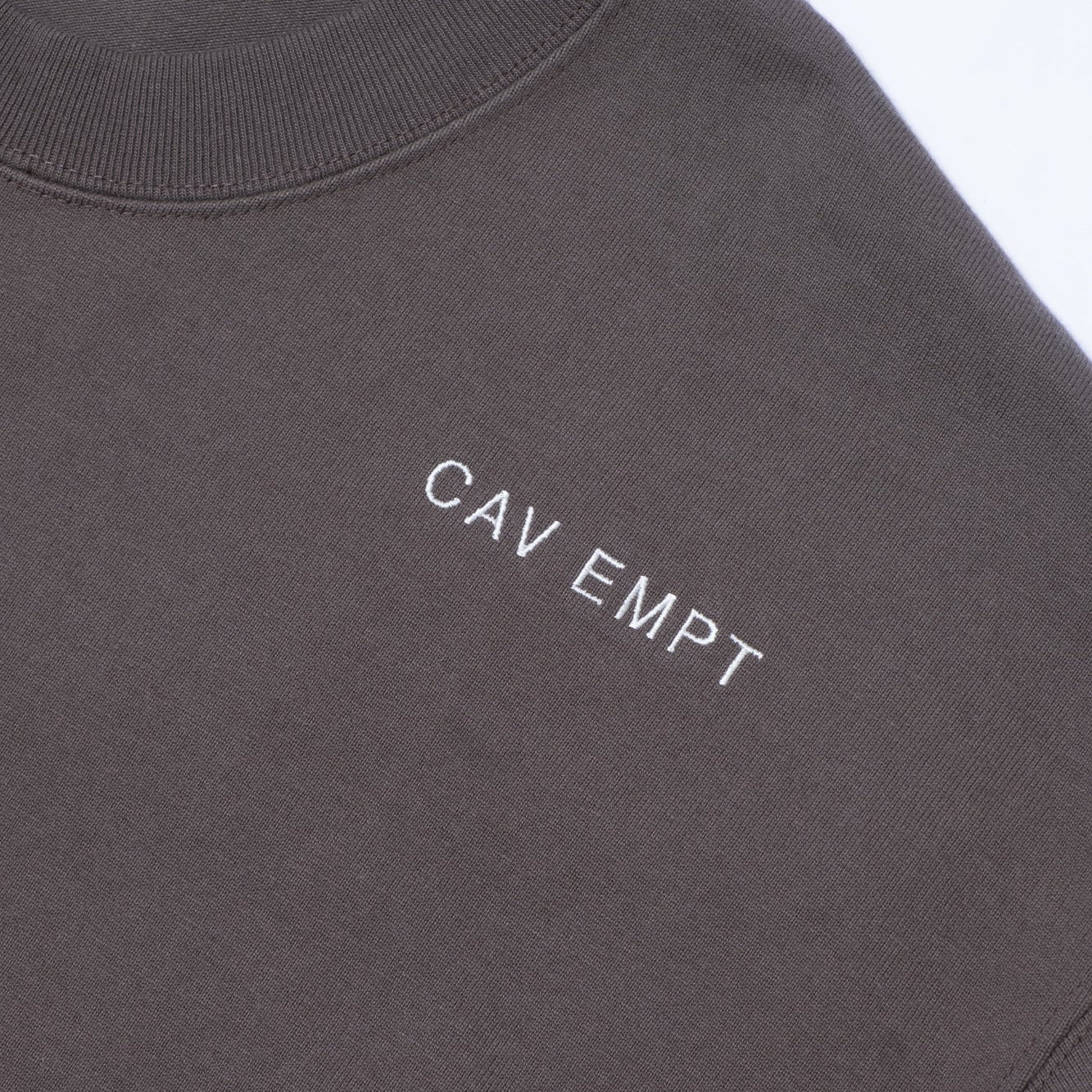 Cav Empt Solid Heavy T-Shirt - Charcoal