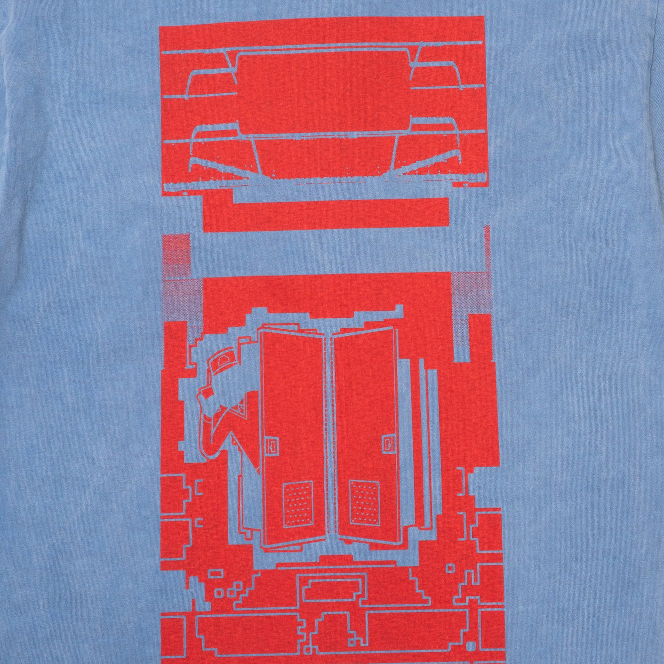 Cav Empt Overdye MD SiteSeer T-Shirt - Blue