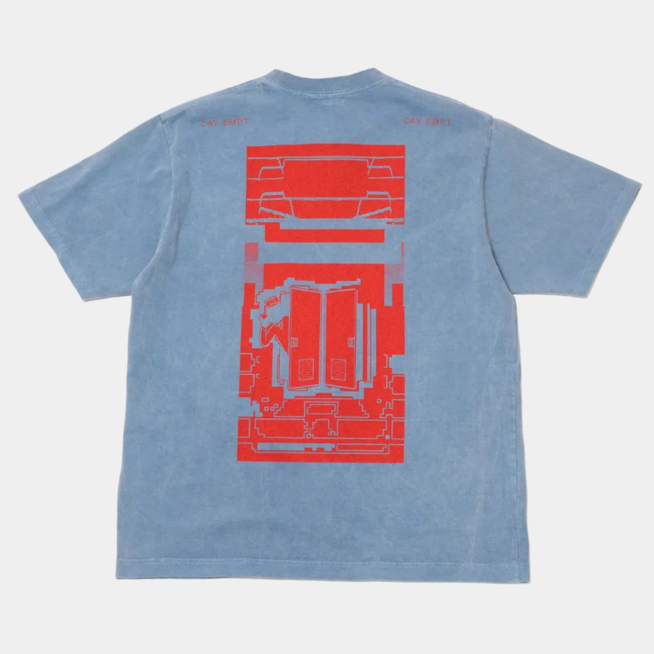 Cav Empt Overdye MD SiteSeer T-Shirt - Blue