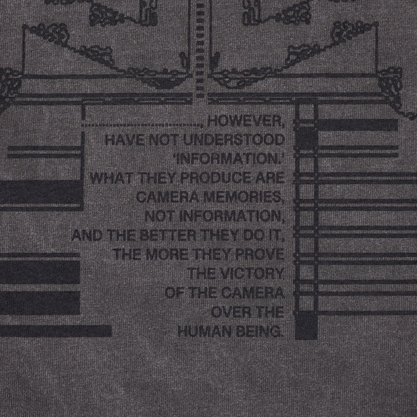 Cav Empt Overdye MD The Camera T-Shirt - Charcoal