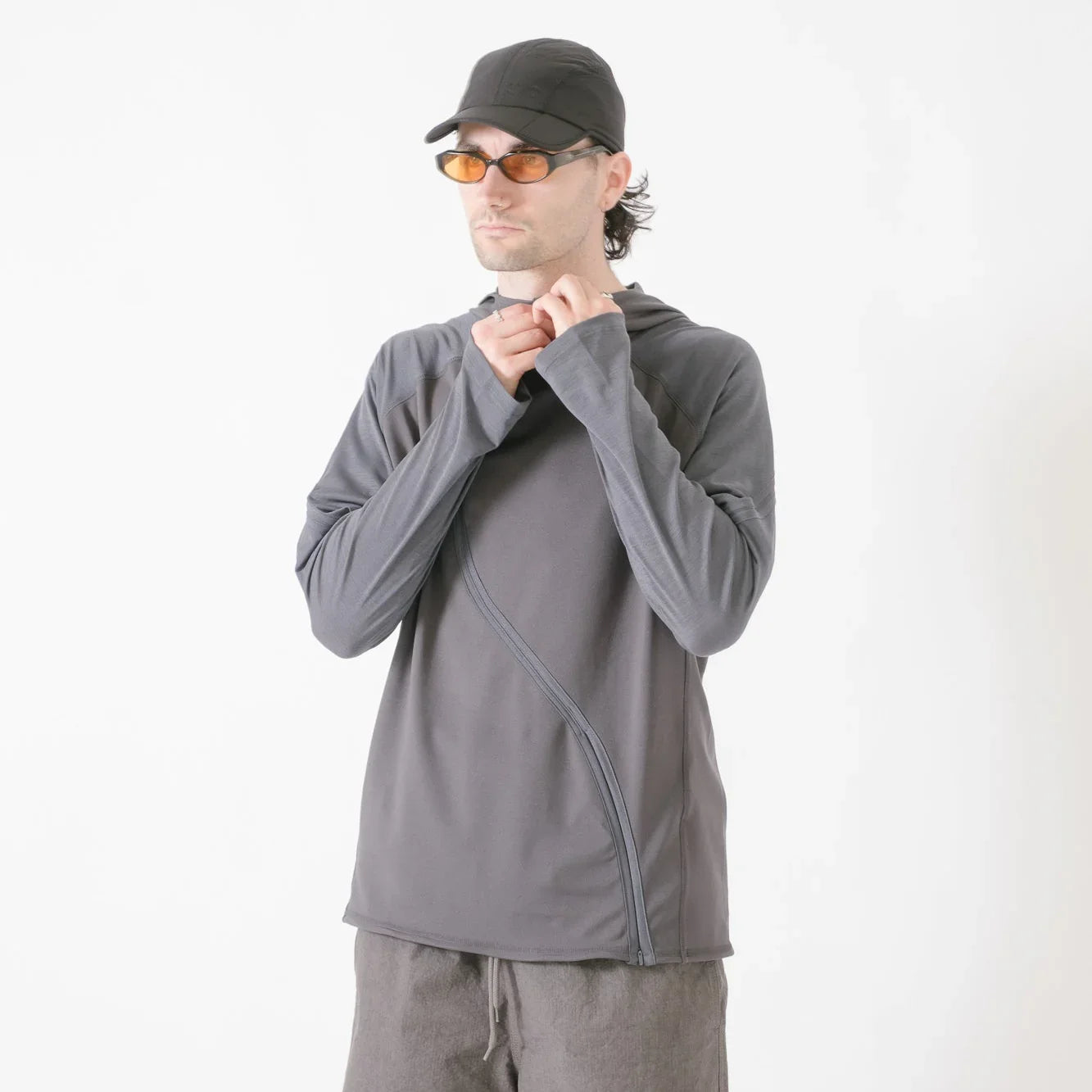 San San Gear Wave Long Sleeve - Blue Charcoal