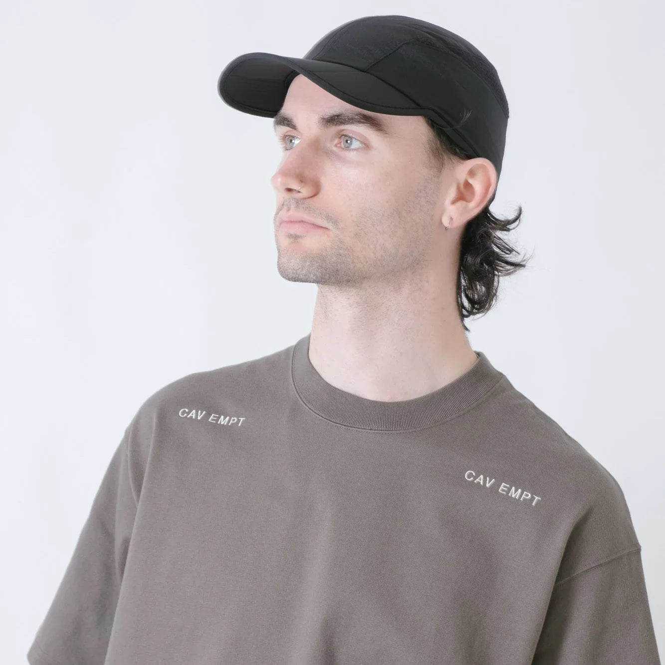 Cav Empt Solid Heavy T-Shirt - Charcoal