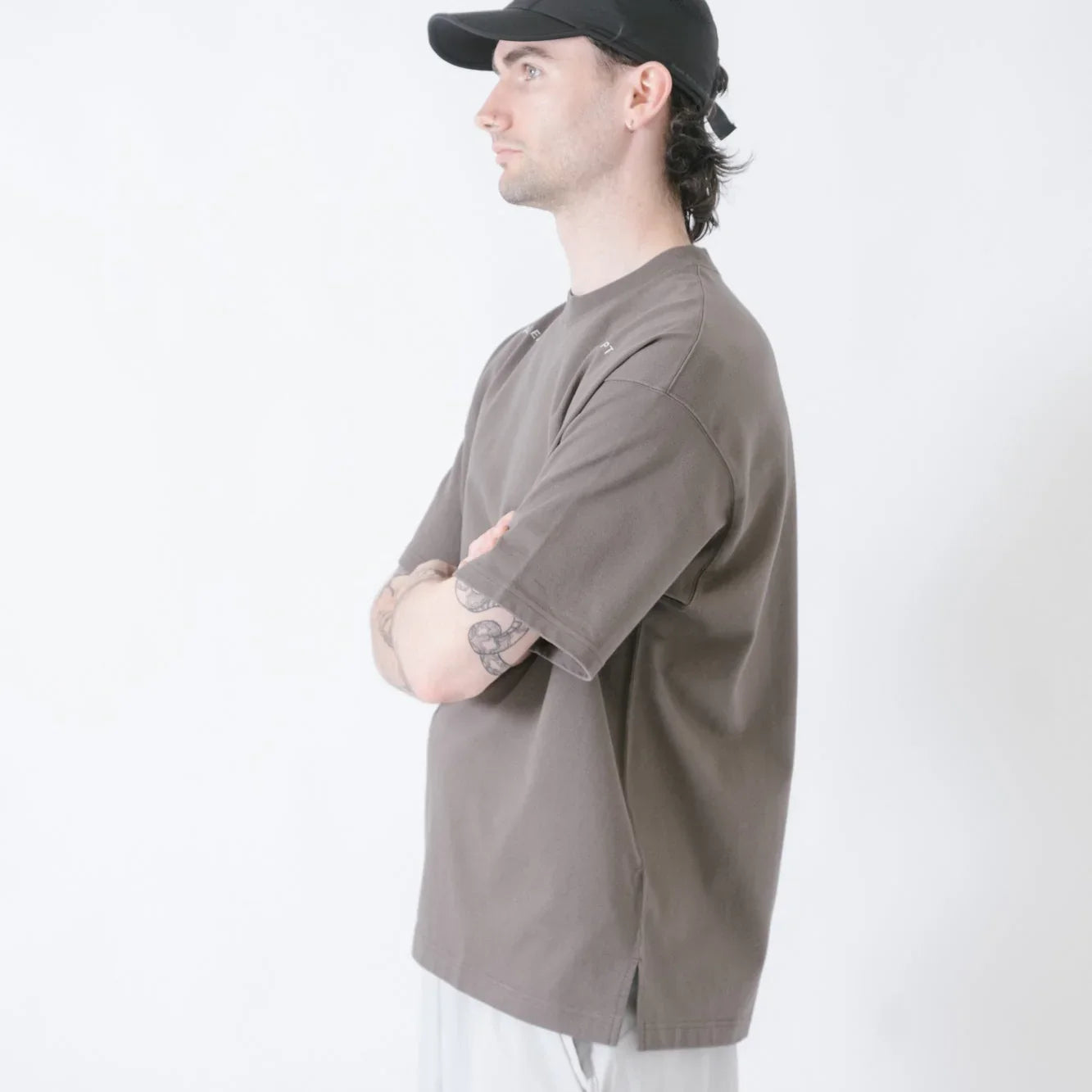 Cav Empt Solid Heavy T-Shirt - Charcoal