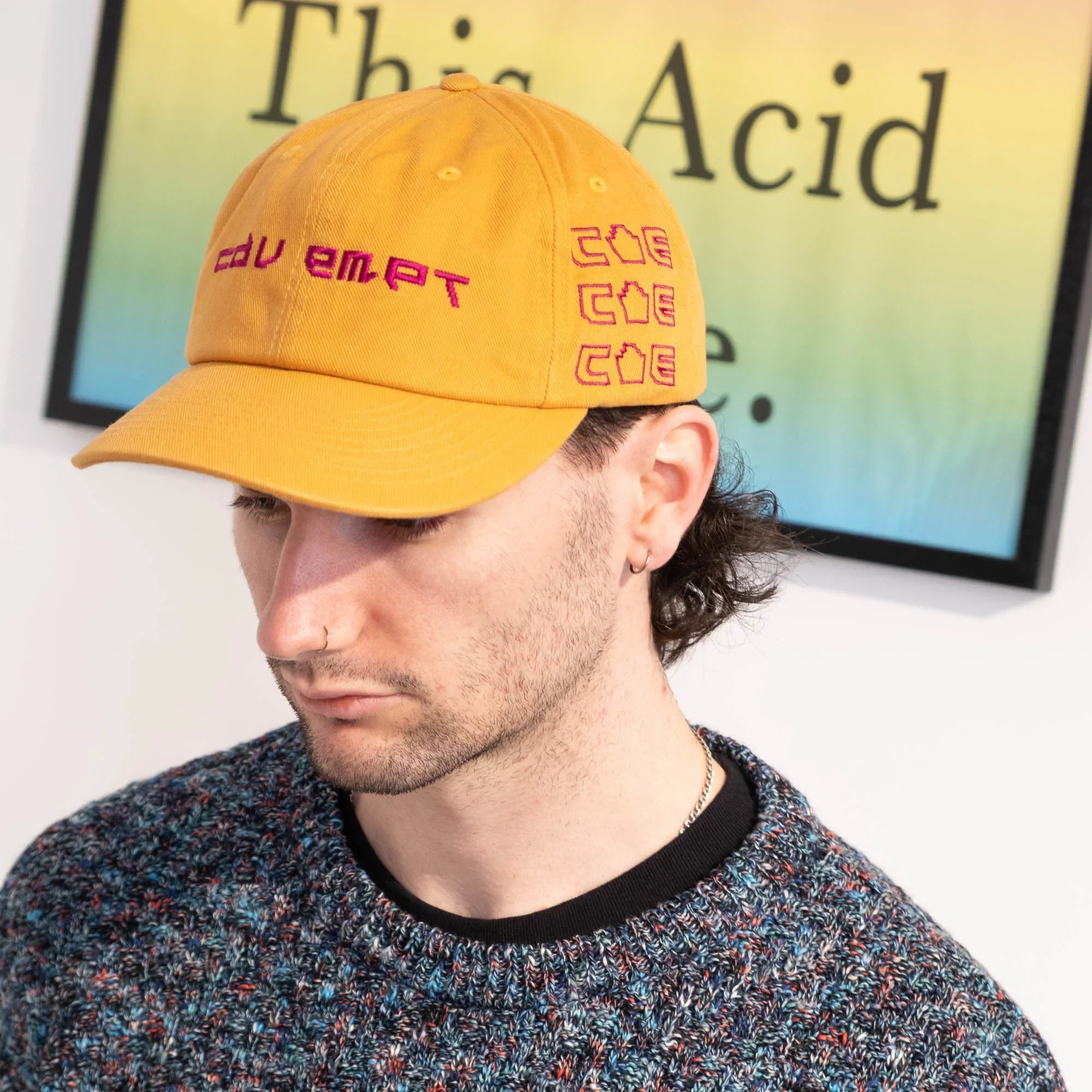 Cav Empt Pixelate Cap - Brown