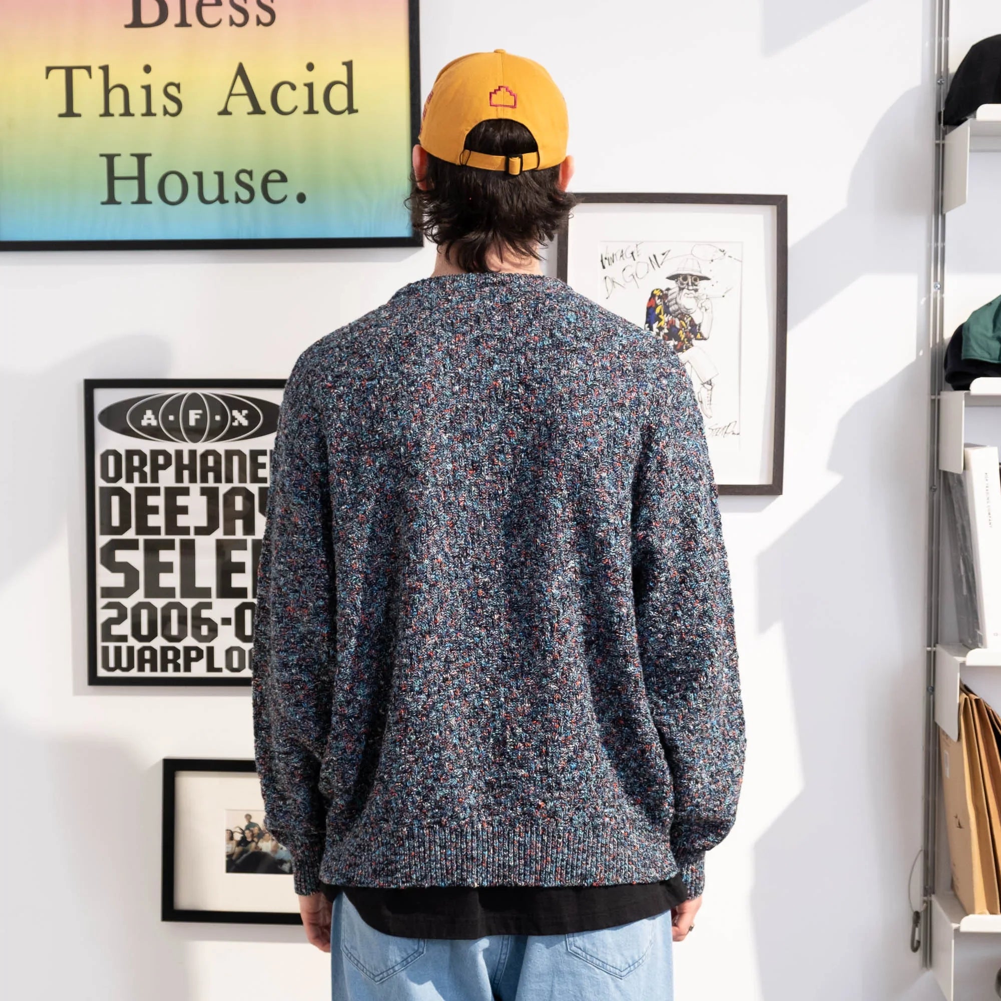 Cav Empt Mix Colours Loose Knit - Grey